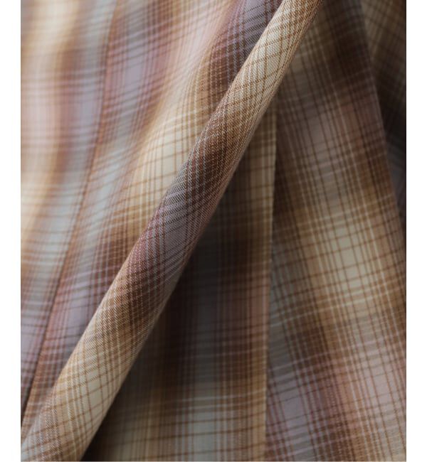  「【洗える】Munich/ミューニック オンブレチェックスカート」|スカート|