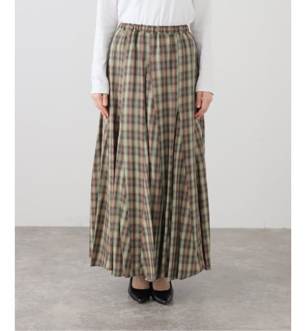  「【洗える】Munich/ミューニック オンブレチェックスカート」|スカート|