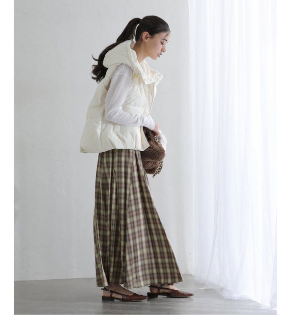  「【洗える】Munich/ミューニック オンブレチェックスカート」|スカート|