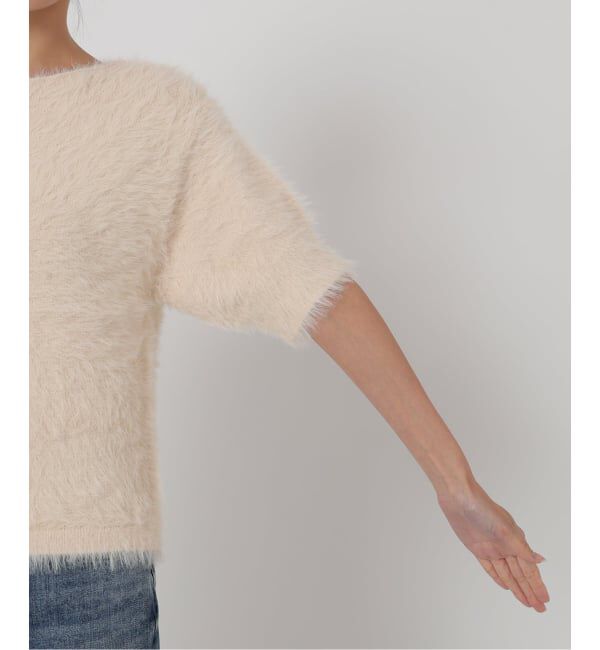  「《WEB限定追加》【洗える】ファーバックパールプルオーバー」|ニット・セーター|