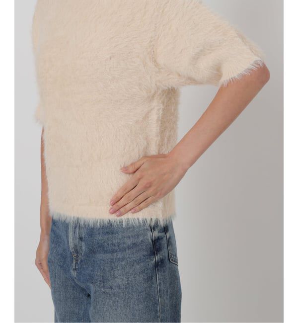  「《WEB限定追加》【洗える】ファーバックパールプルオーバー」|ニット・セーター|