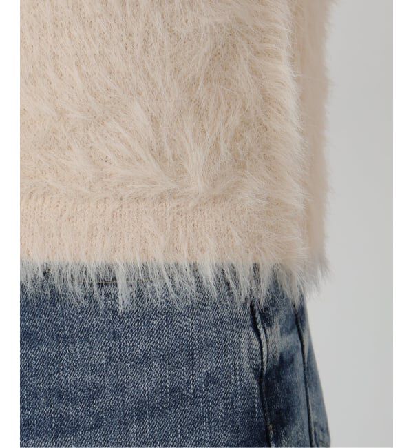  「《WEB限定追加》【洗える】ファーバックパールプルオーバー」|ニット・セーター|