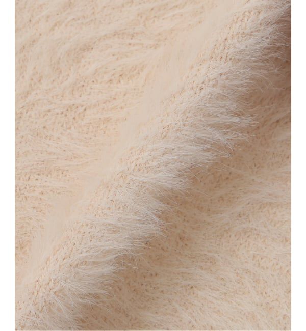  「《WEB限定追加》【洗える】ファーバックパールプルオーバー」|ニット・セーター|