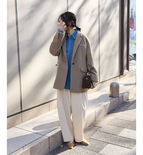  「レザーオブリークスクエアフラット」|その他|