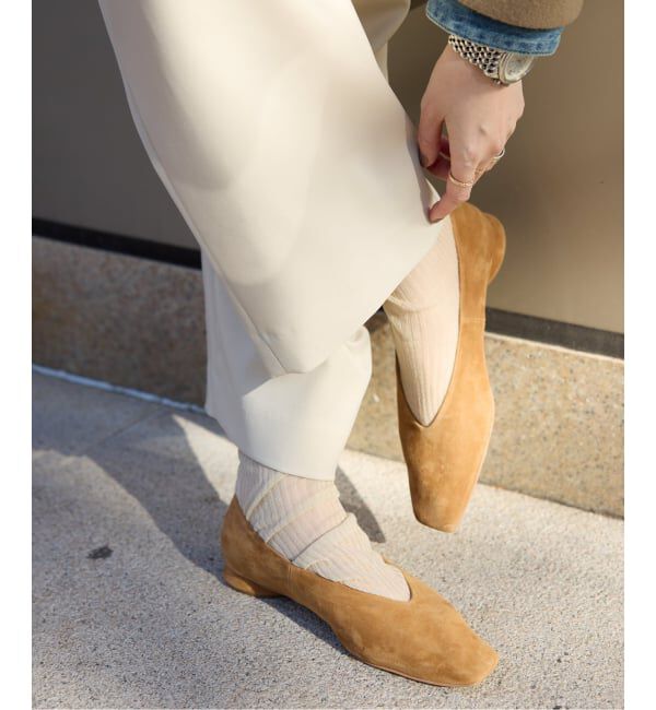  「レザーオブリークスクエアフラット」|その他|