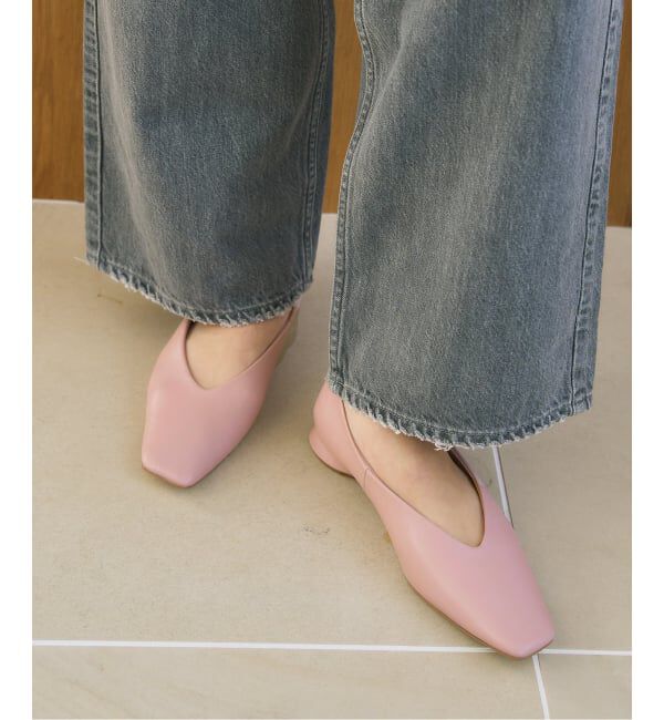  「レザーオブリークスクエアフラット」|その他|