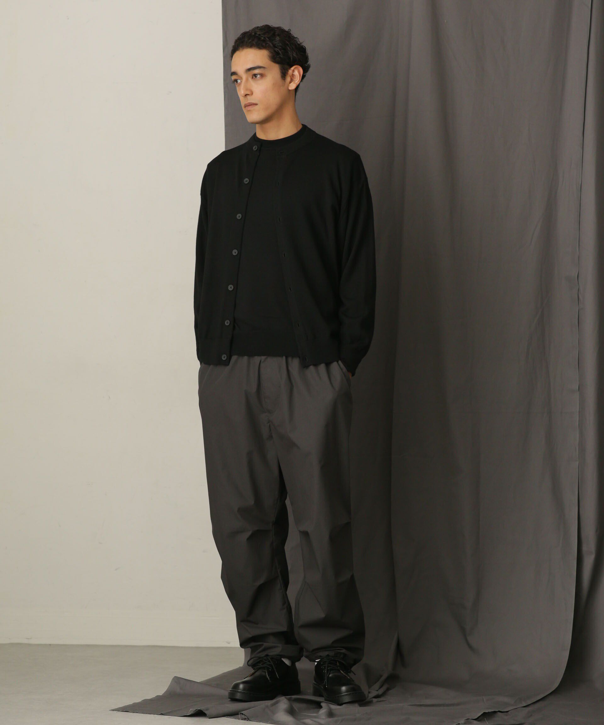 nano･universe「「毛玉レスニット」 ファインゲージクルーネックカーディガン」|ニット・セーター|