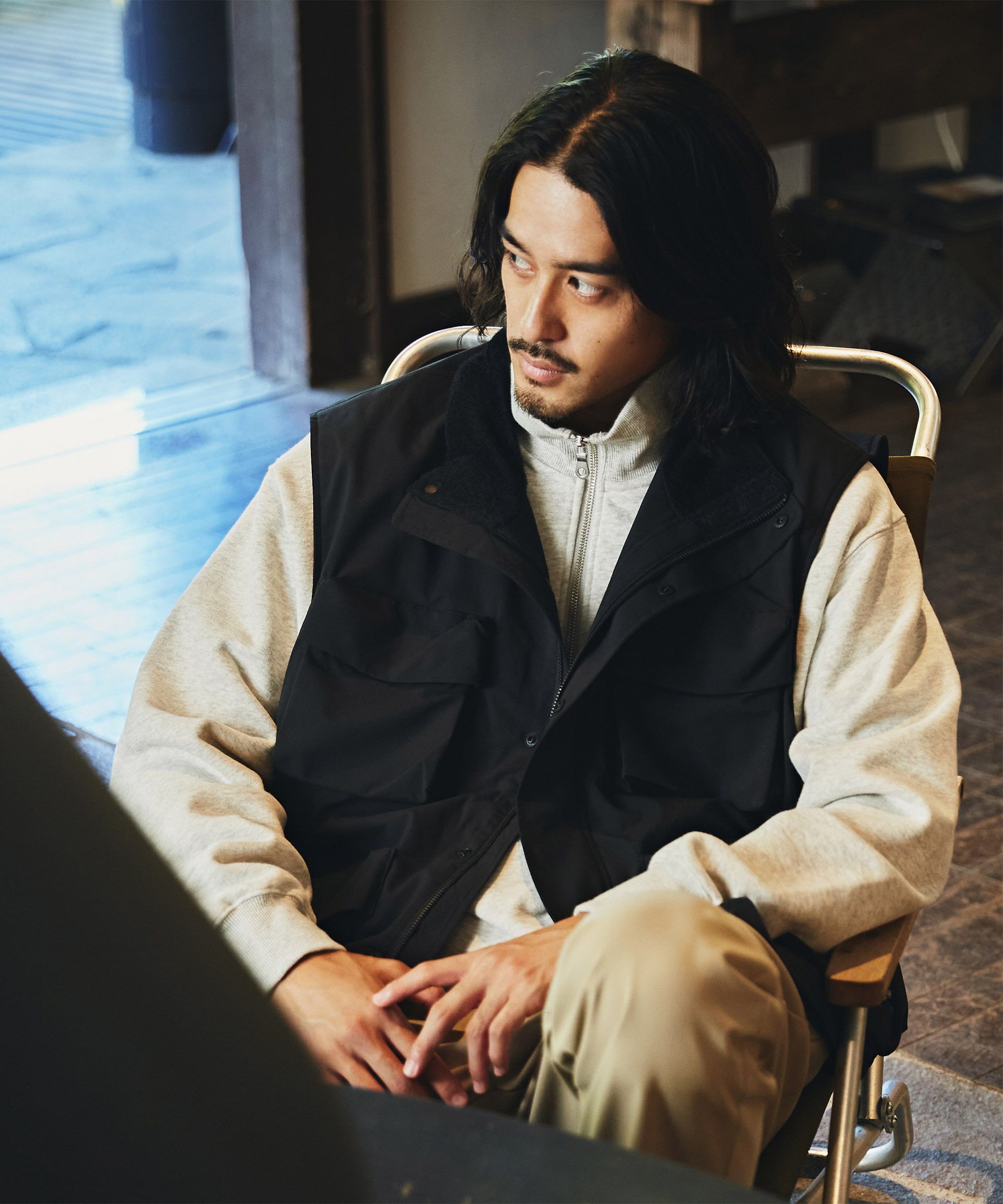 nano･universe「「Octa(R) CPCP(R)」ウォータープルーフカーゴベスト」|アウトドア|