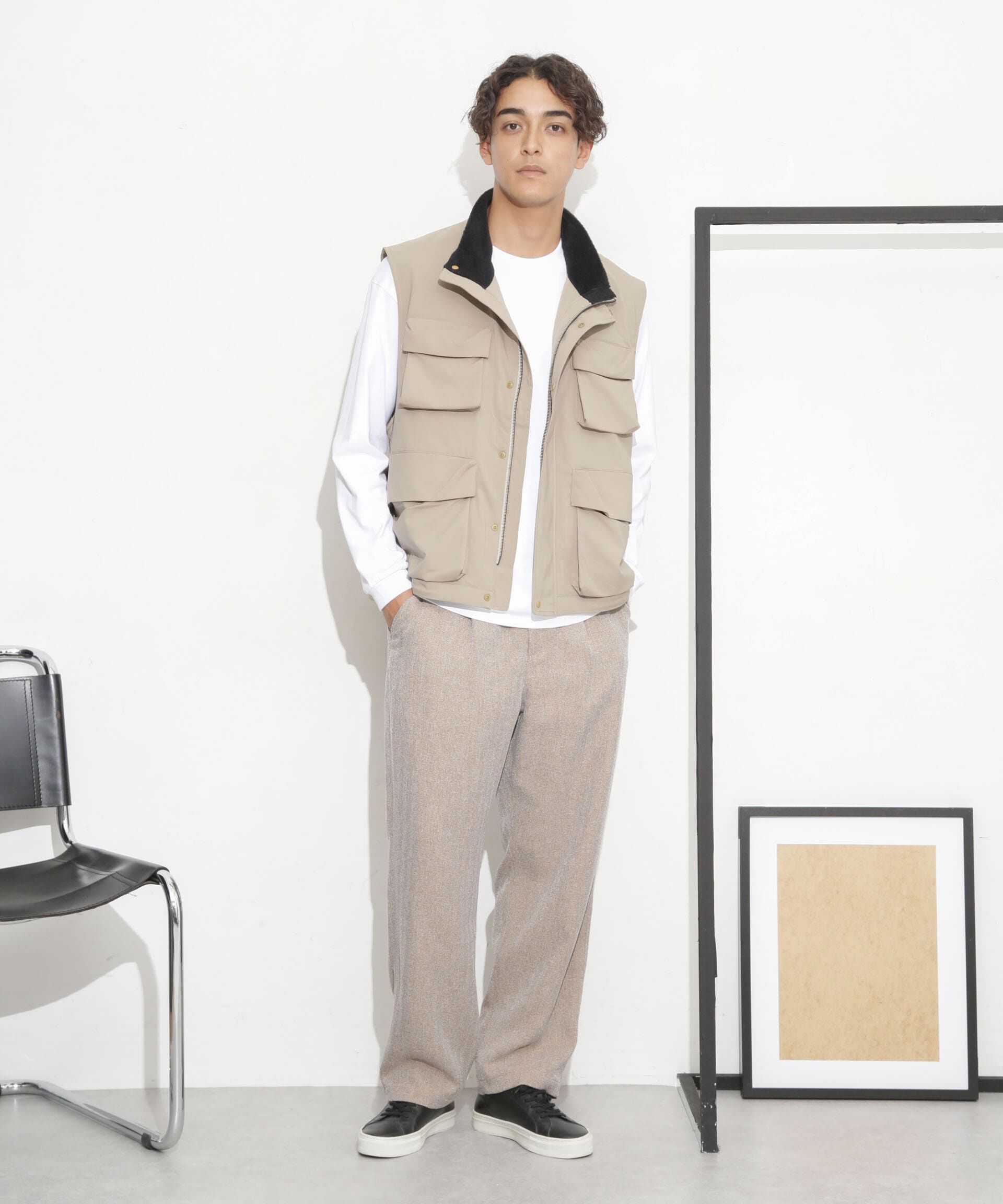 nano･universe「「Octa(R) CPCP(R)」ウォータープルーフカーゴベスト」|アウトドア|