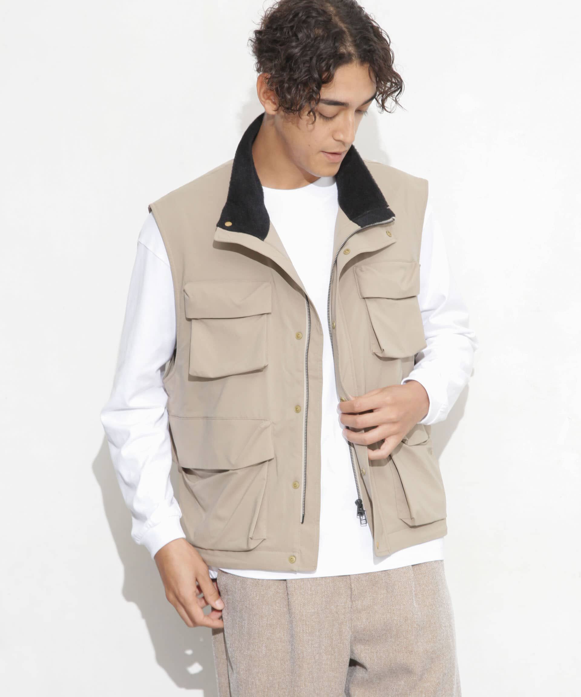 nano･universe「「Octa(R) CPCP(R)」ウォータープルーフカーゴベスト」|アウトドア|