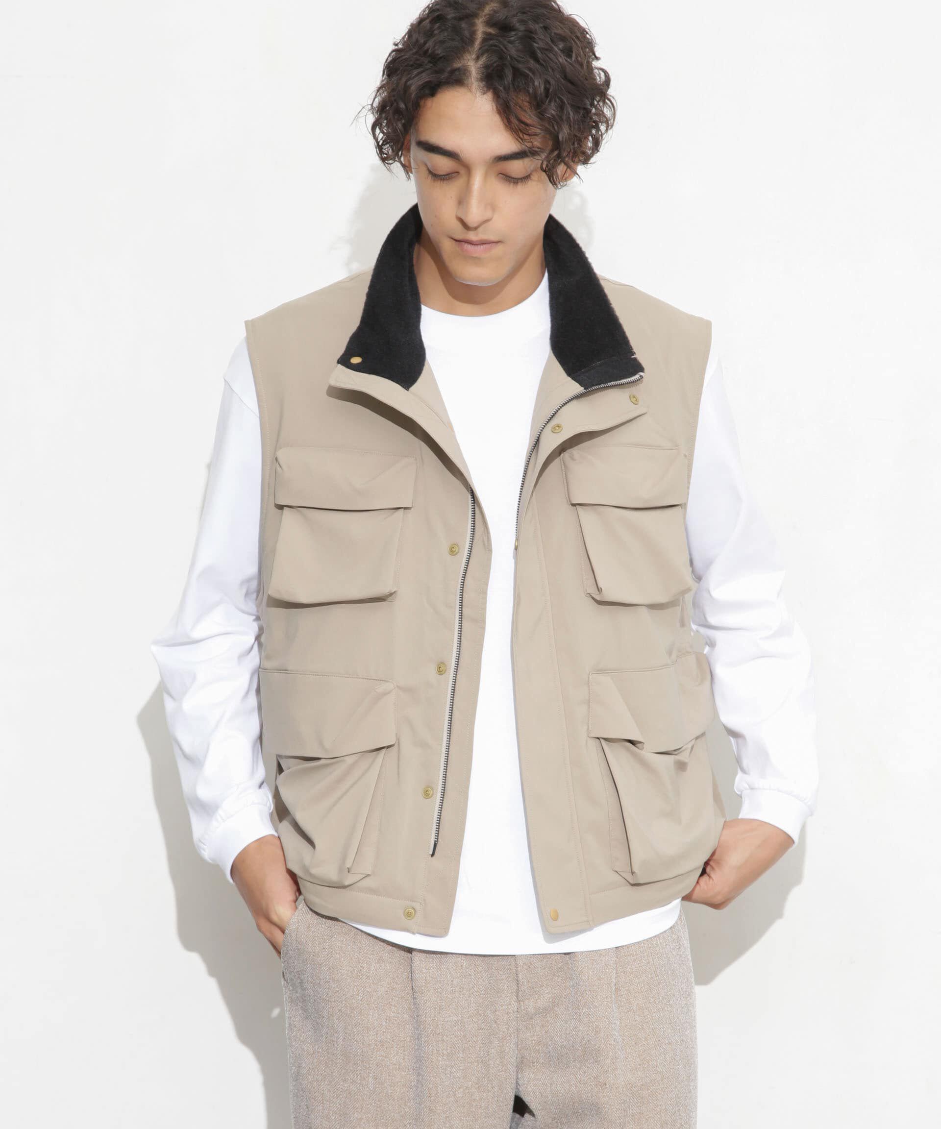 nano･universe「「Octa(R) CPCP(R)」ウォータープルーフカーゴベスト」|アウトドア|