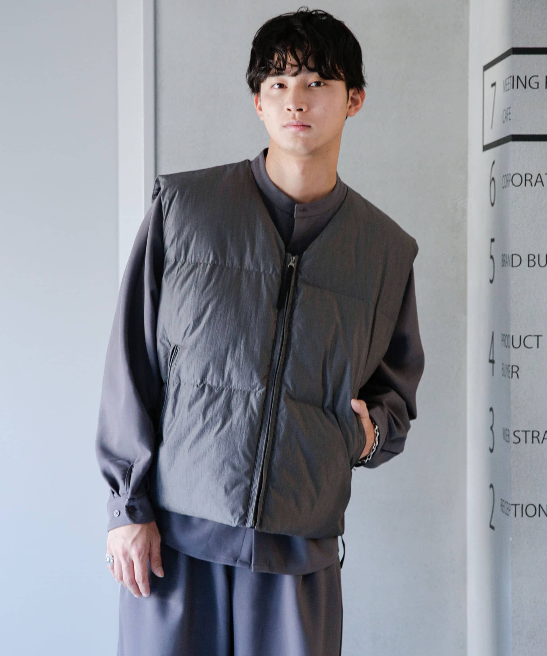 nano･universe「中綿ベスト」|ダウンベスト・ベスト|