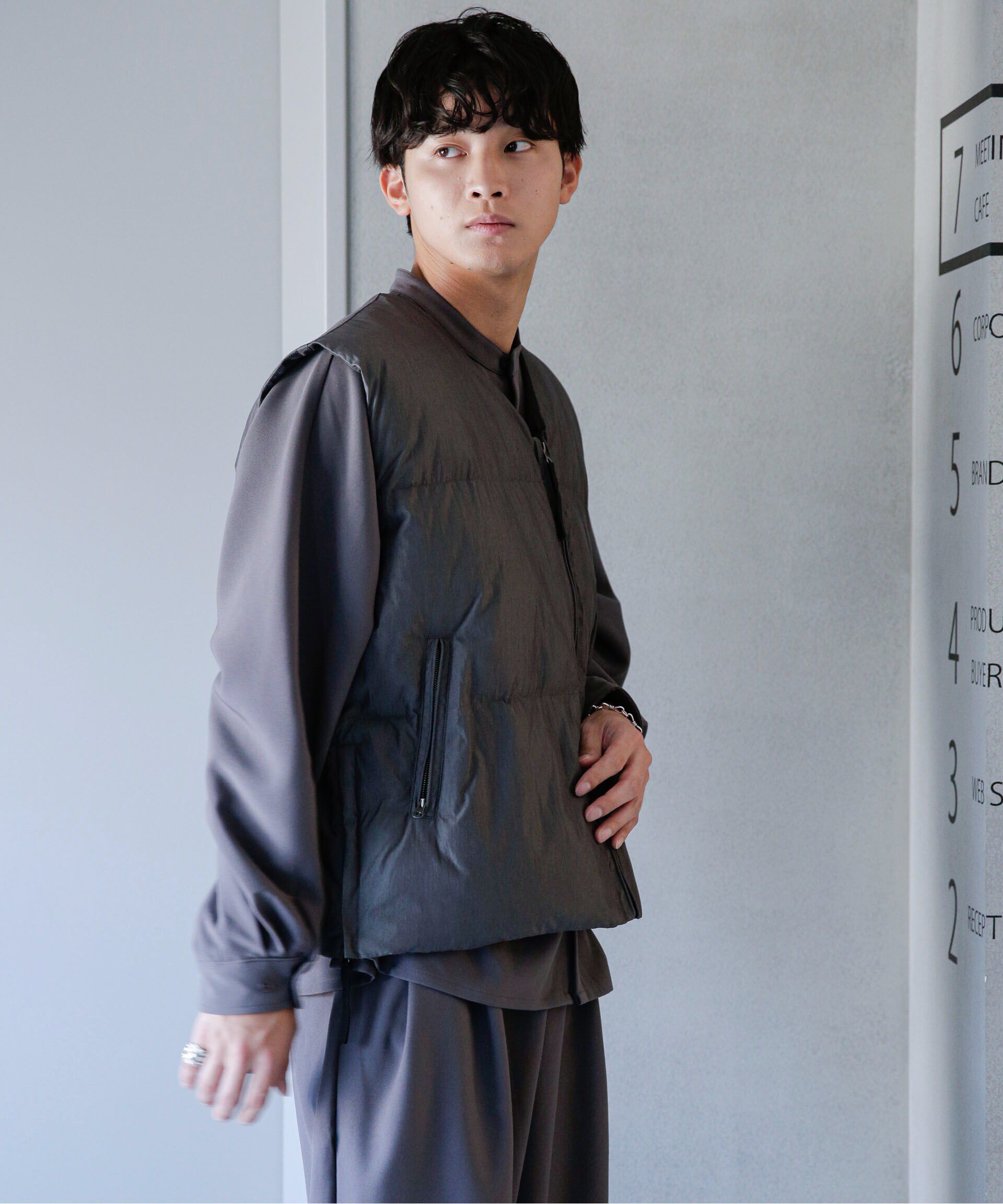 nano･universe「中綿ベスト」|ダウンベスト・ベスト|