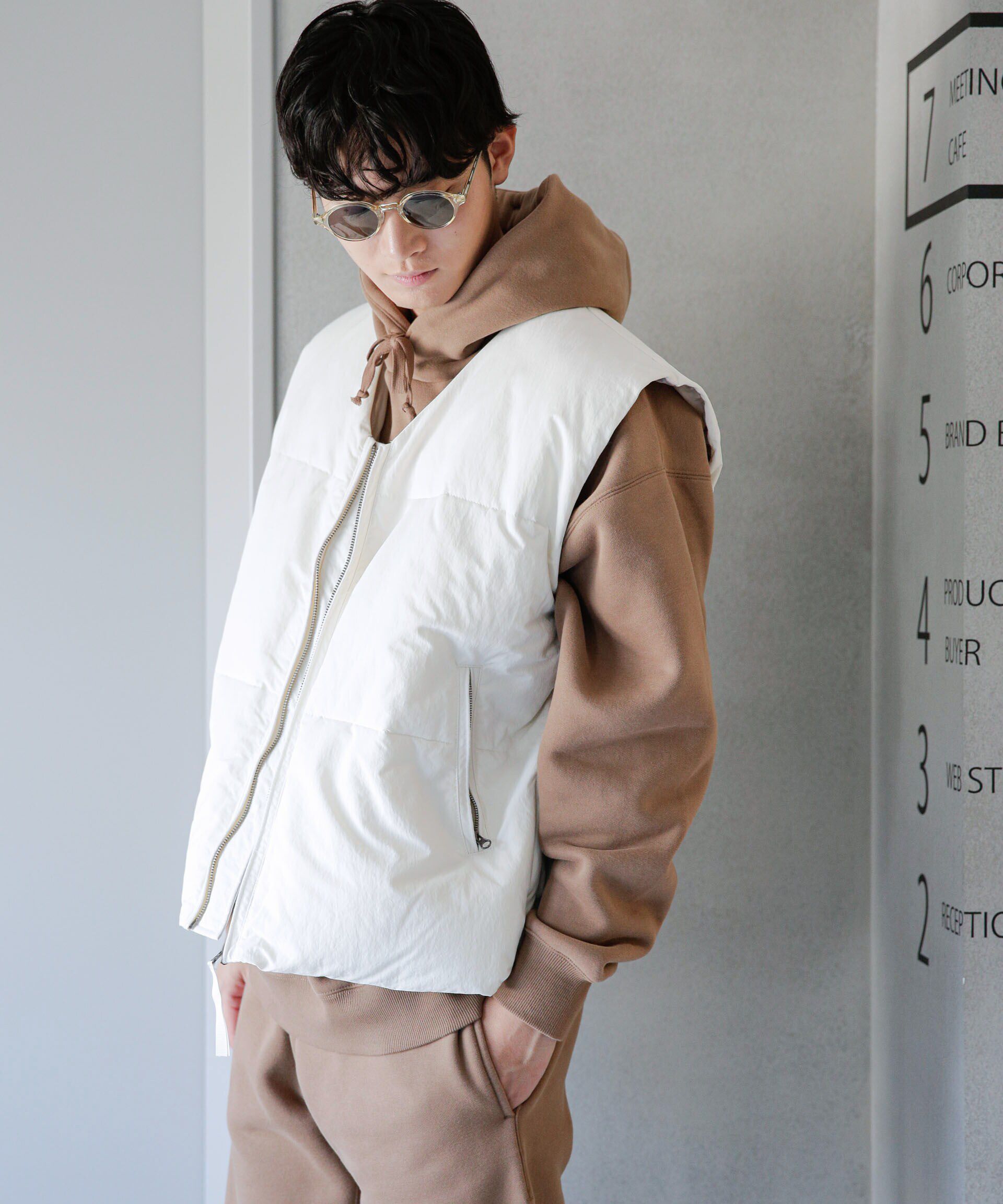 nano･universe「中綿ベスト」|ダウンベスト・ベスト|