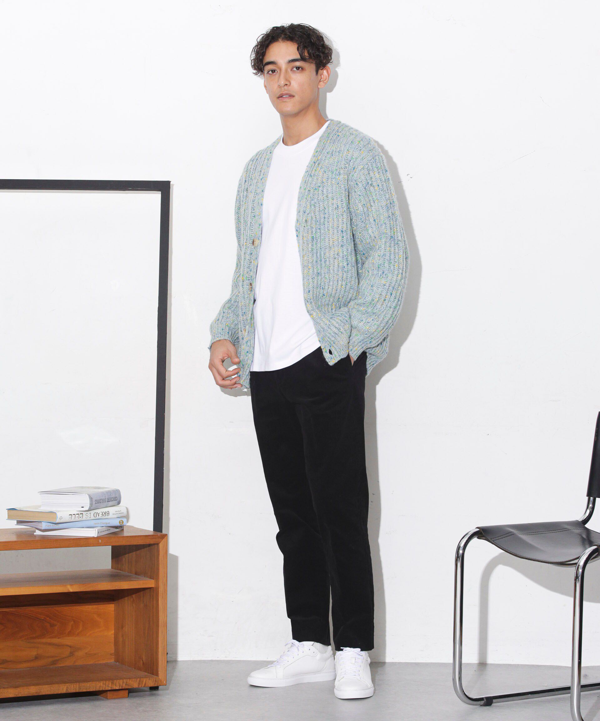 nano･universe「ファンシーネップカーディガン」|ニット・セーター|