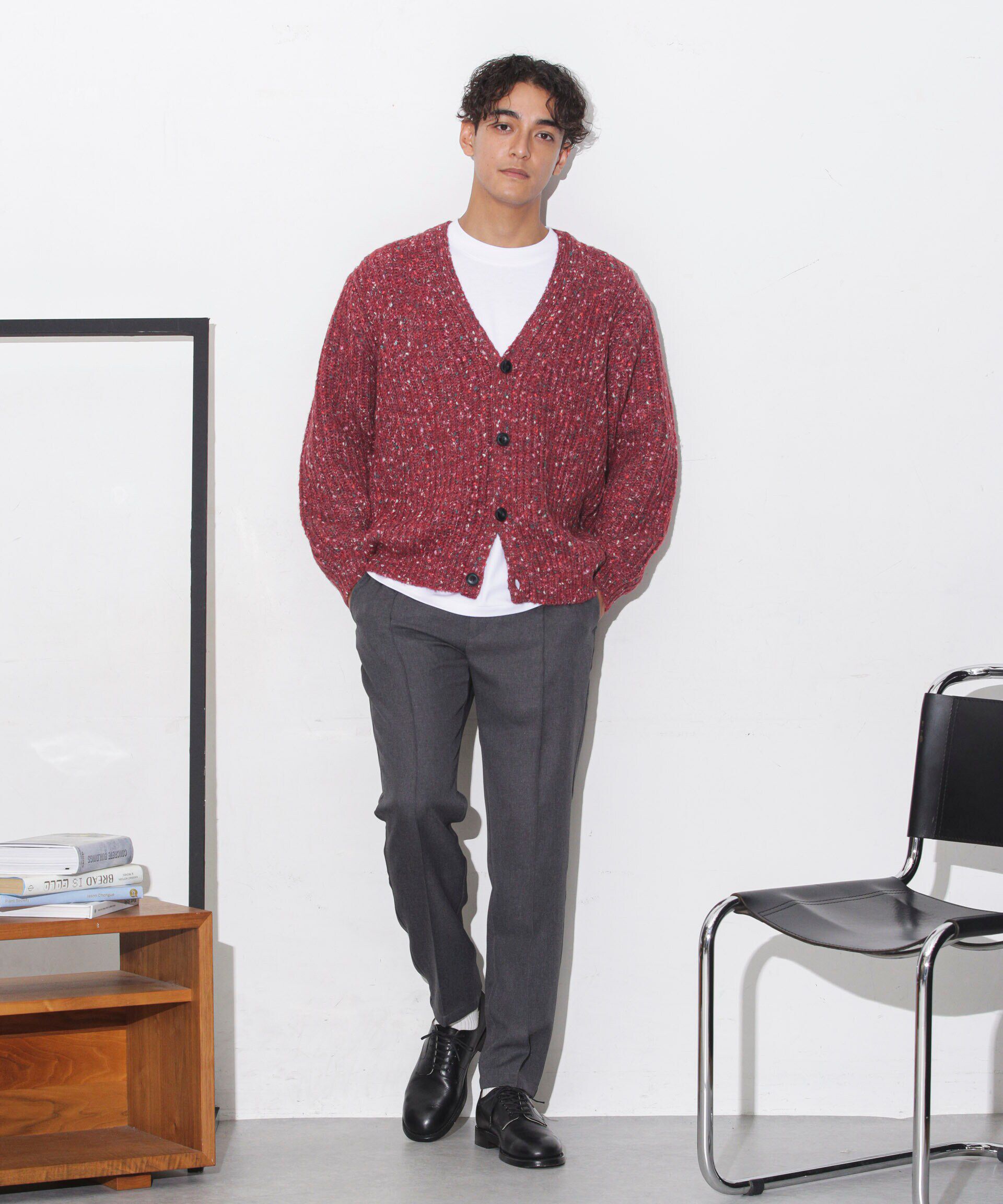 nano･universe「ファンシーネップカーディガン」|ニット・セーター|