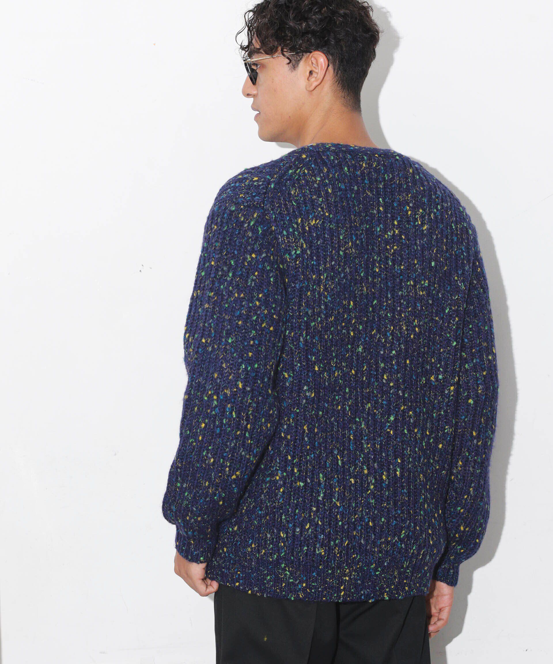 nano･universe「ファンシーネップカーディガン」|ニット・セーター|