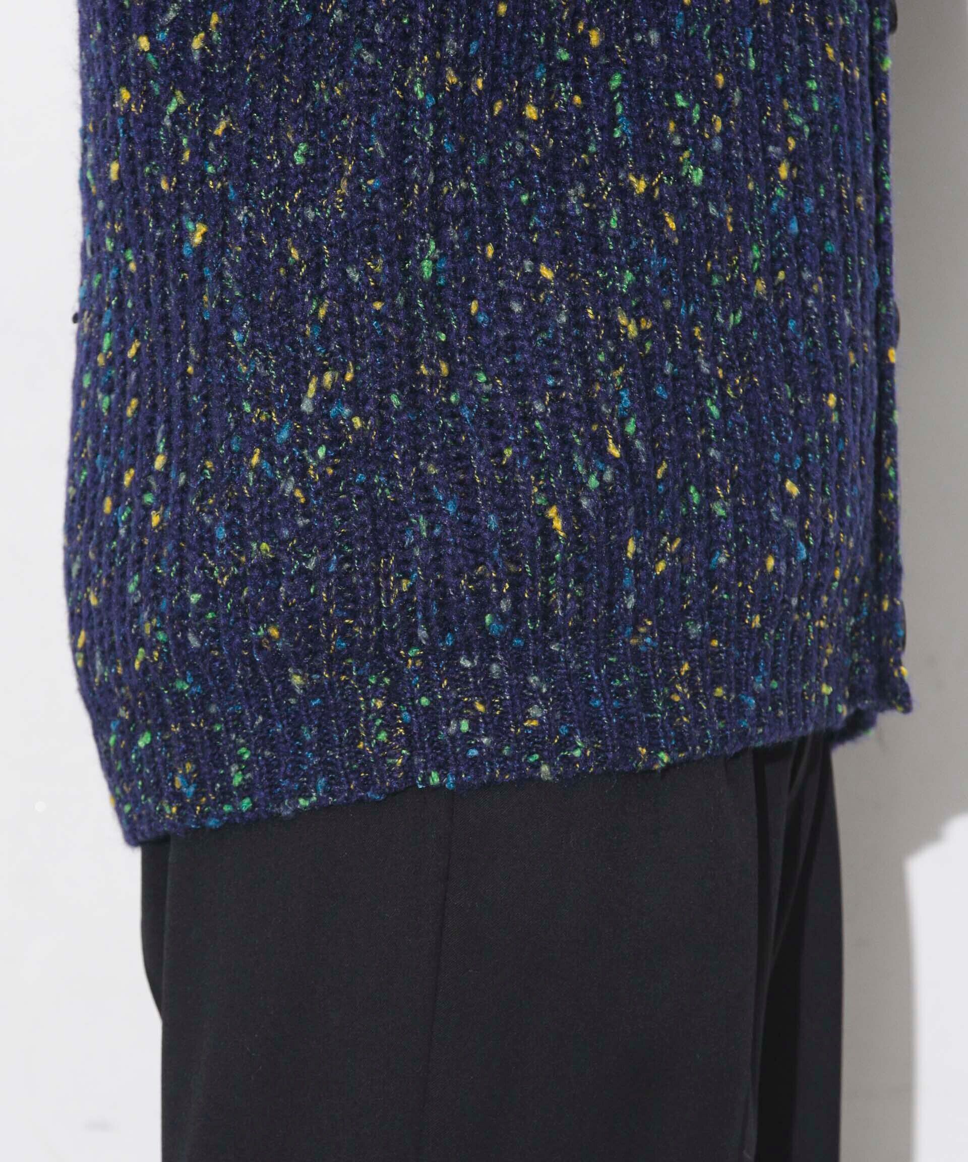 nano･universe「ファンシーネップカーディガン」|ニット・セーター|