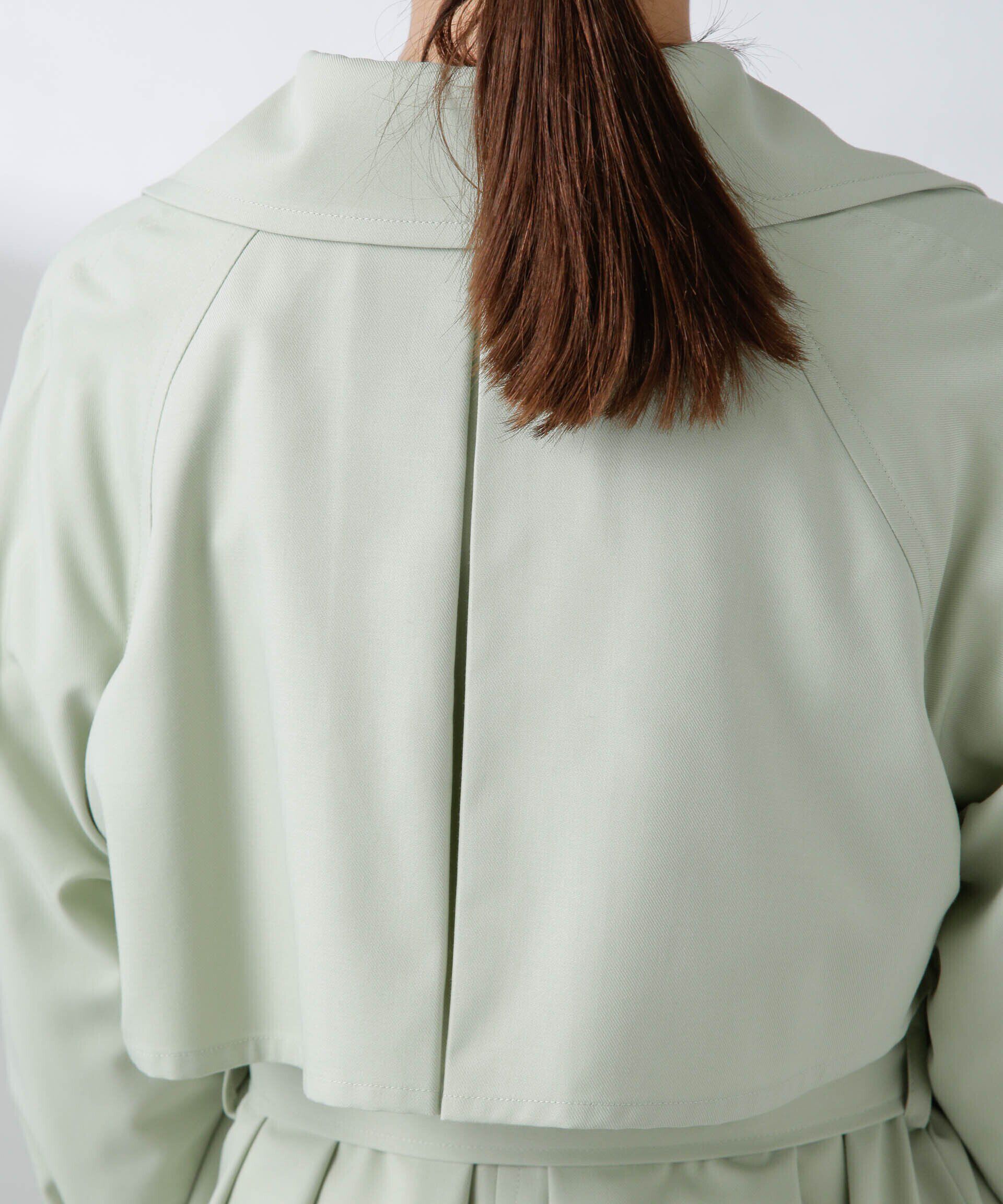 nano･universe「撥水撥油加工 ベルテッドカルゼコート」|トレンチコート|