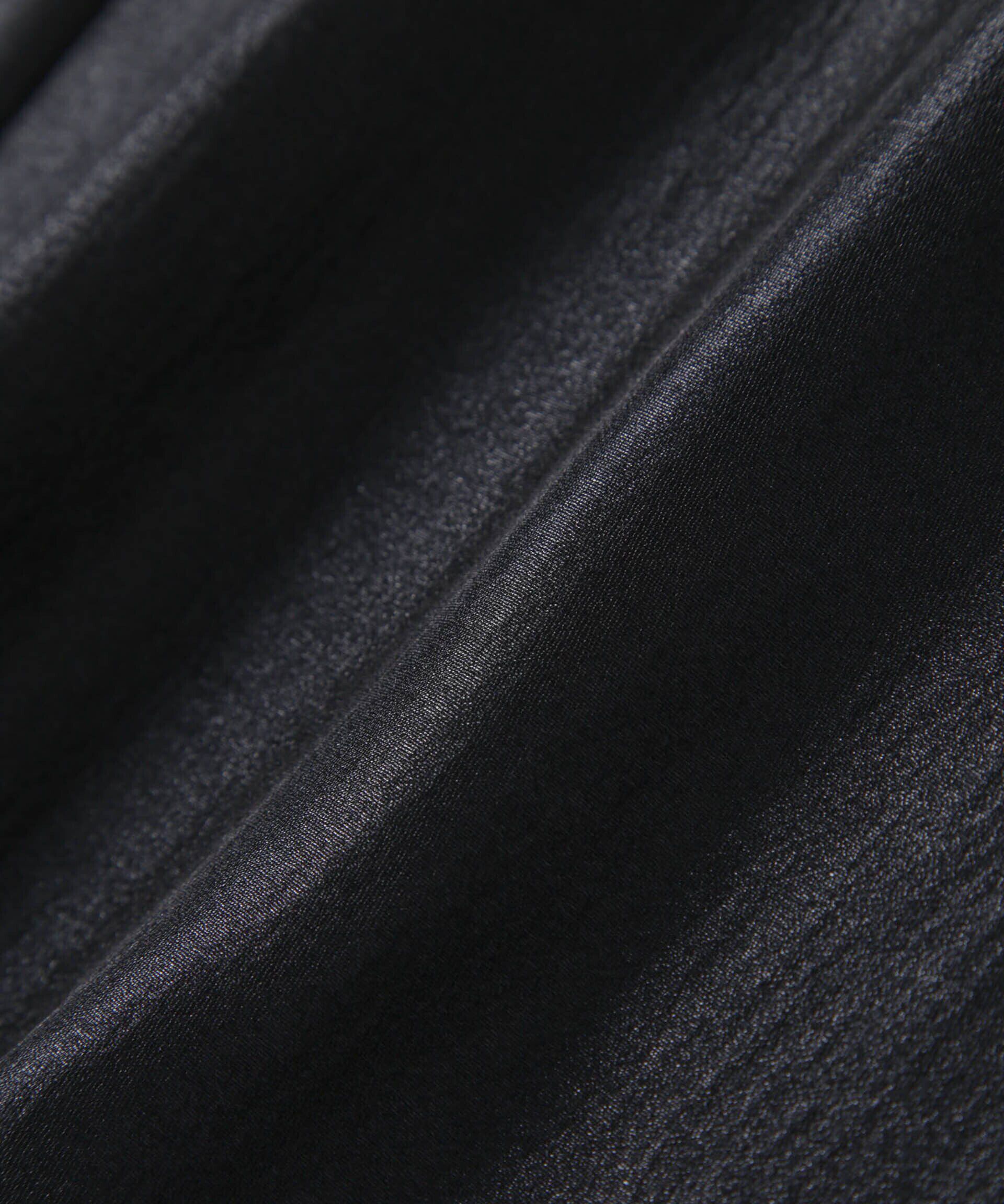 nano･universe「シャイニーサテンロングスカート」|スカート|