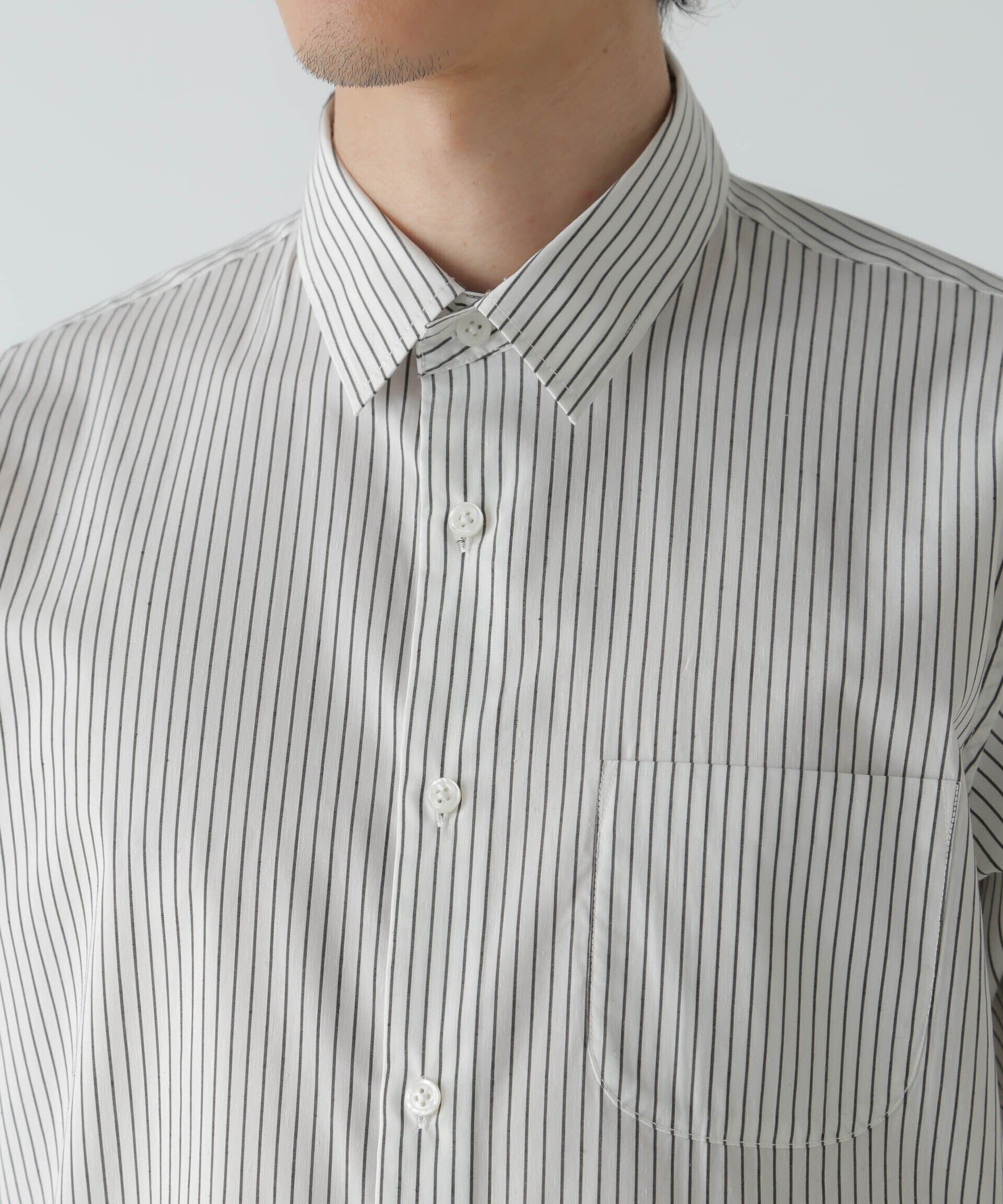 nano･universe「「ICE FLOW LINEN」バリエーションシャツ 半袖」|シャツ・ブラウス|