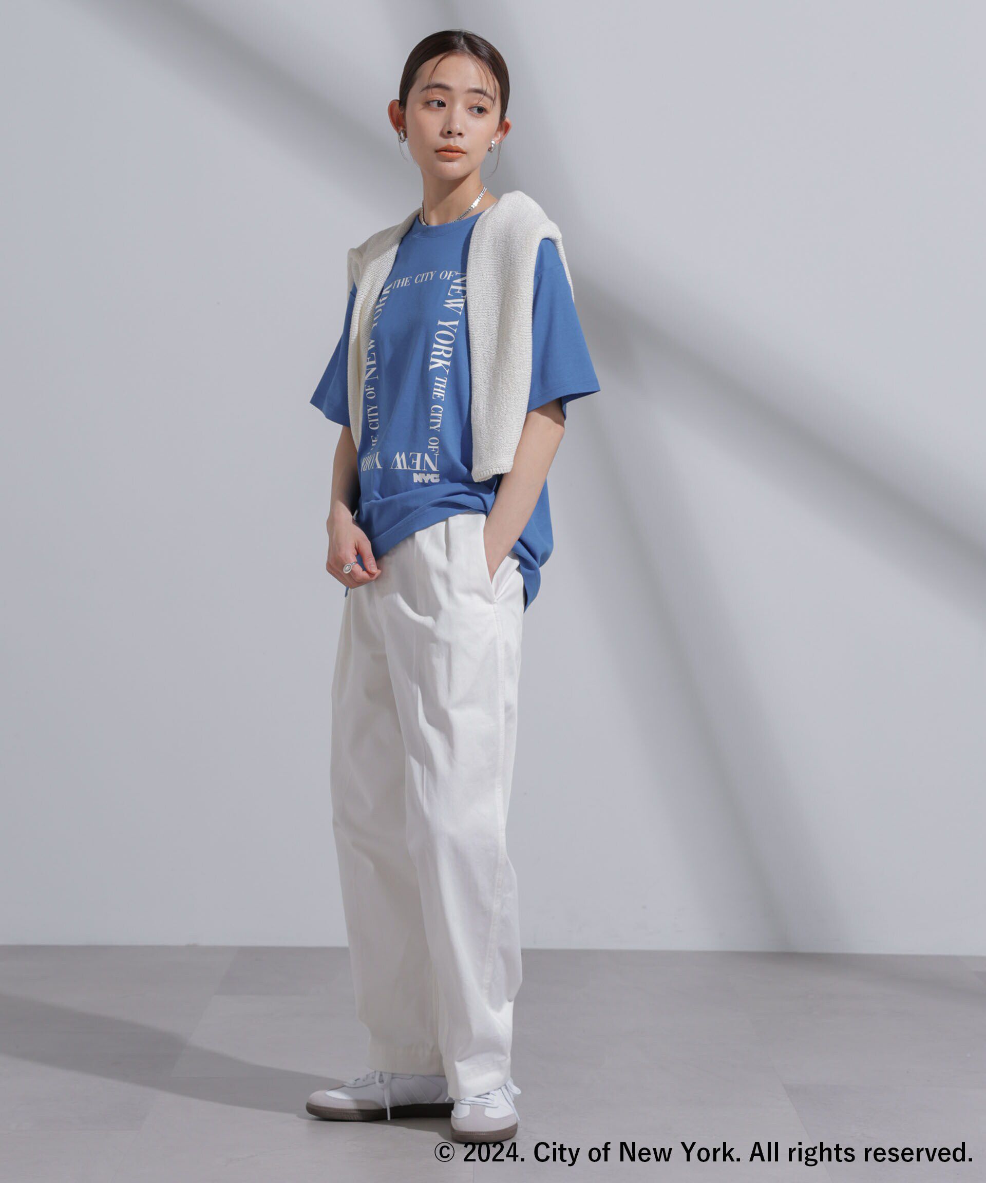 nano･universe「GOOD ROCK SPEED&times;Anti Soaked(R) 汗染み防止 NYC Tシャツ」|Tシャツ・カットソー|