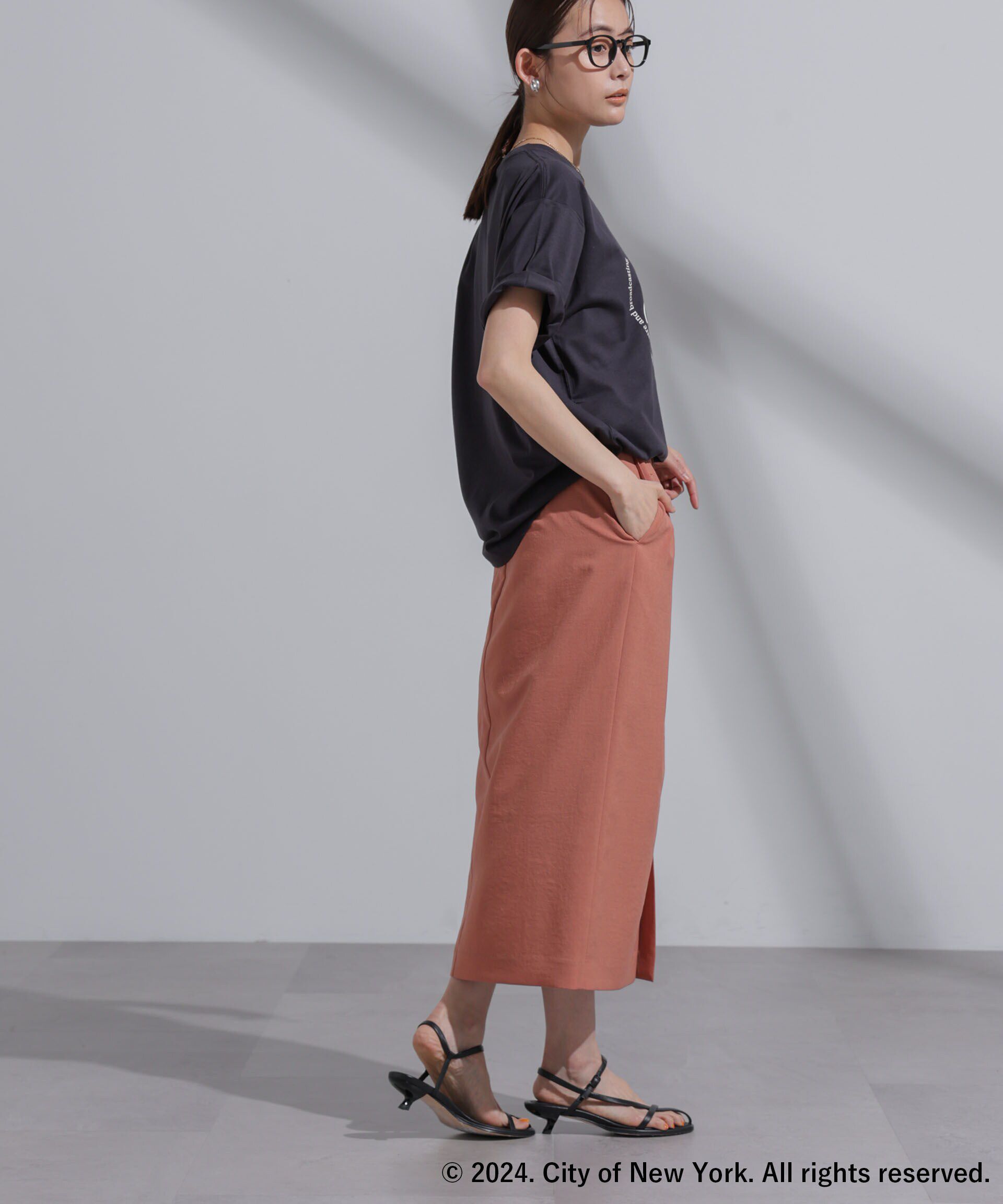 nano･universe「GOOD ROCK SPEED&times;Anti Soaked(R) 汗染み防止 NYC Tシャツ」|Tシャツ・カットソー|