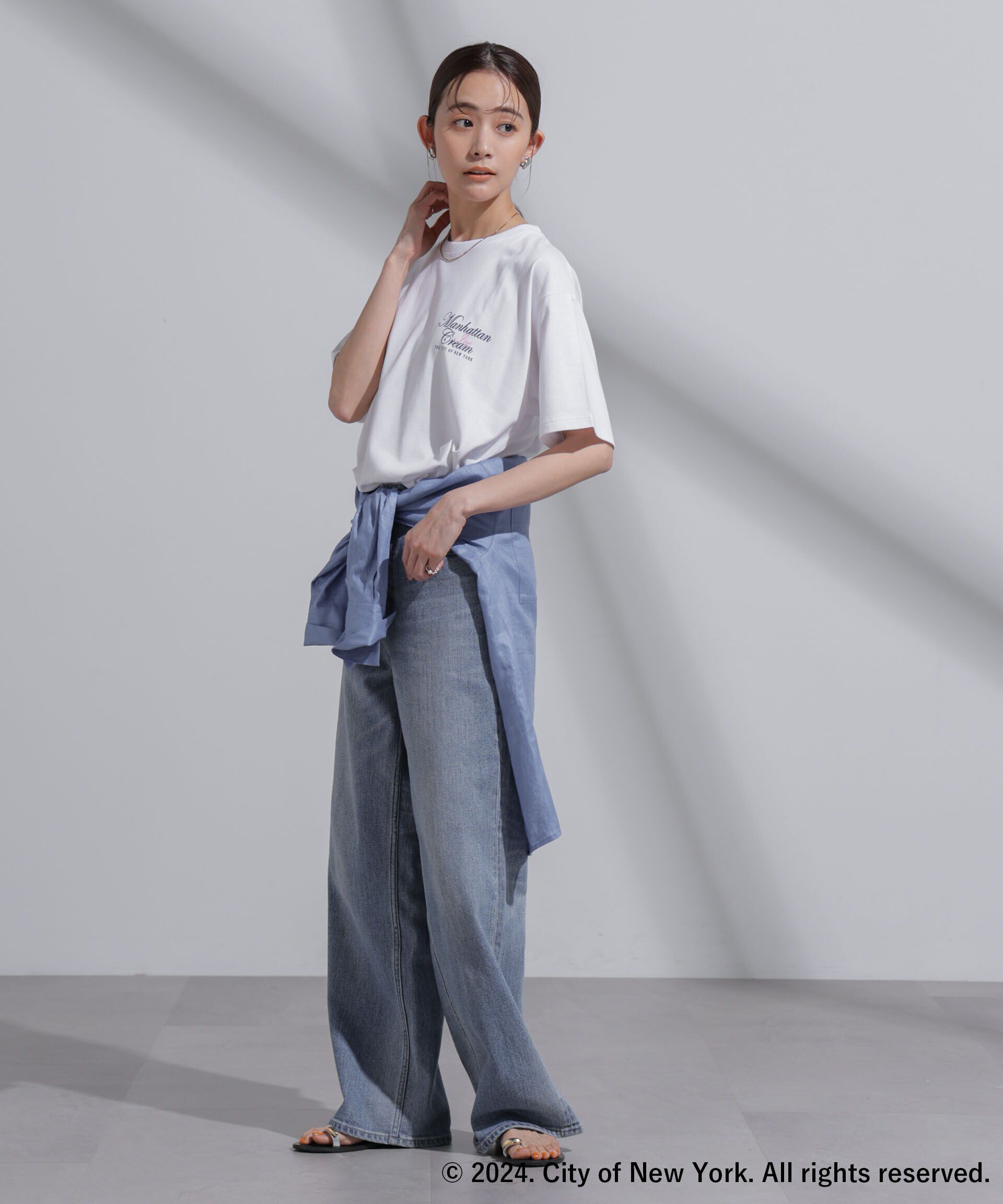 nano･universe「GOOD ROCK SPEED&times;Anti Soaked(R) 汗染み防止 NYC Tシャツ」|Tシャツ・カットソー|