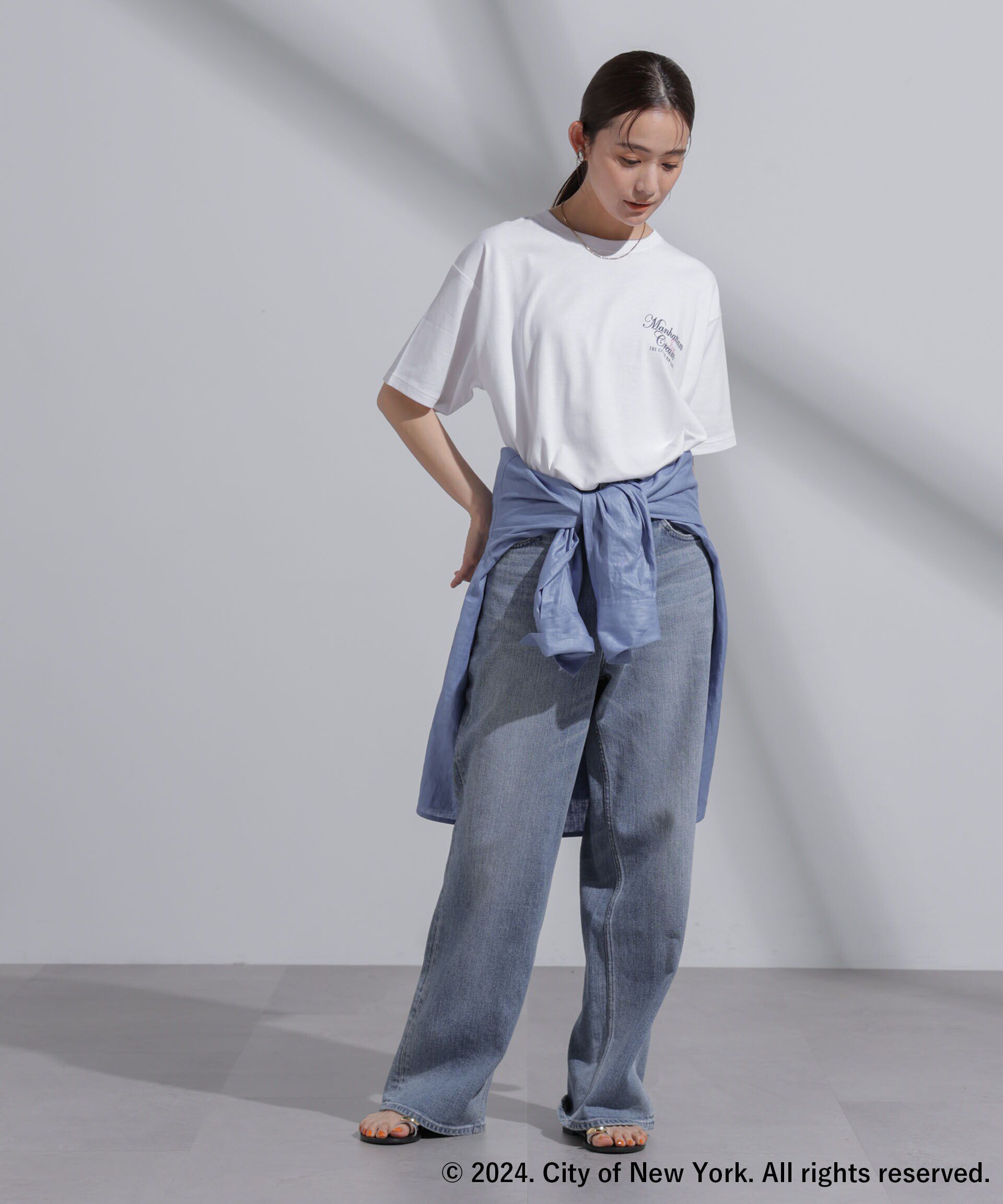 nano･universe「GOOD ROCK SPEED&times;Anti Soaked(R) 汗染み防止 NYC Tシャツ」|Tシャツ・カットソー|