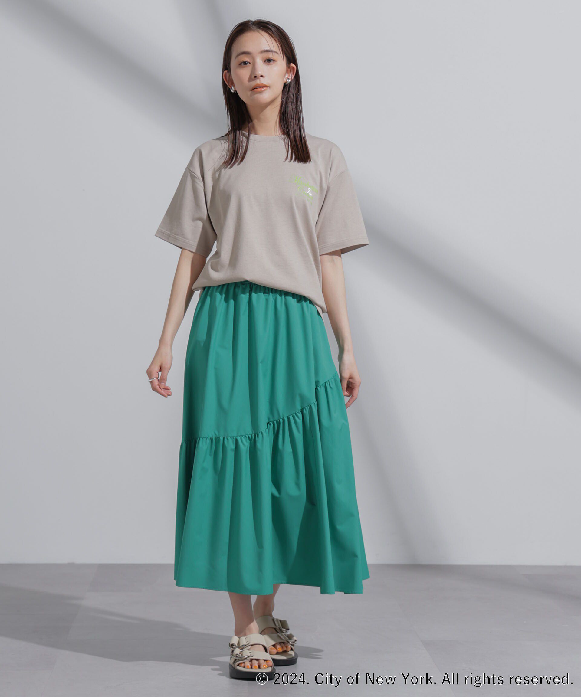 nano･universe「GOOD ROCK SPEED&times;Anti Soaked(R) 汗染み防止 NYC Tシャツ」|Tシャツ・カットソー|