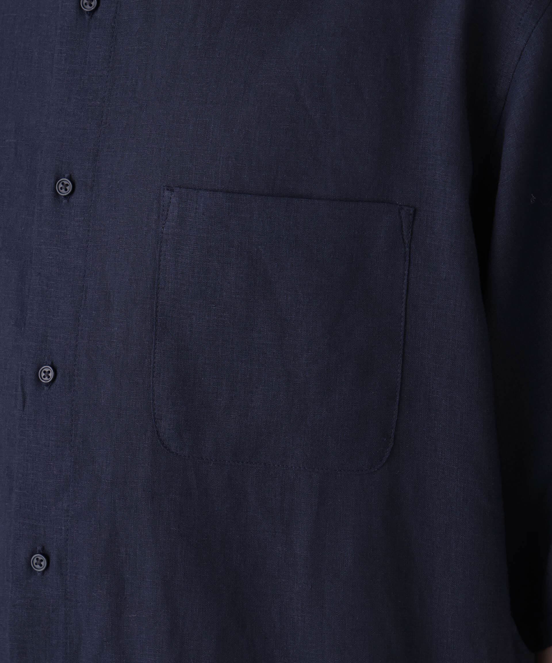 nano･universe「アンチスメルリネンシャツ 半袖」|シャツ・ブラウス|