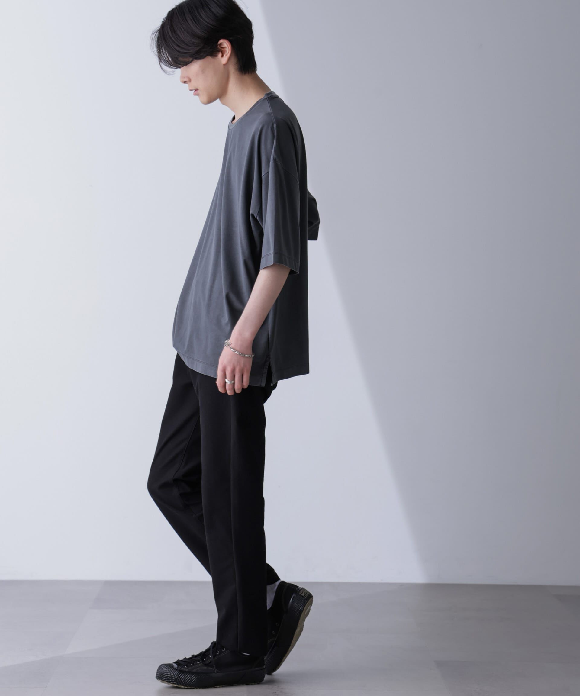 nano･universe「ピグメントビッグTシャツ 半袖」|Tシャツ・カットソー|