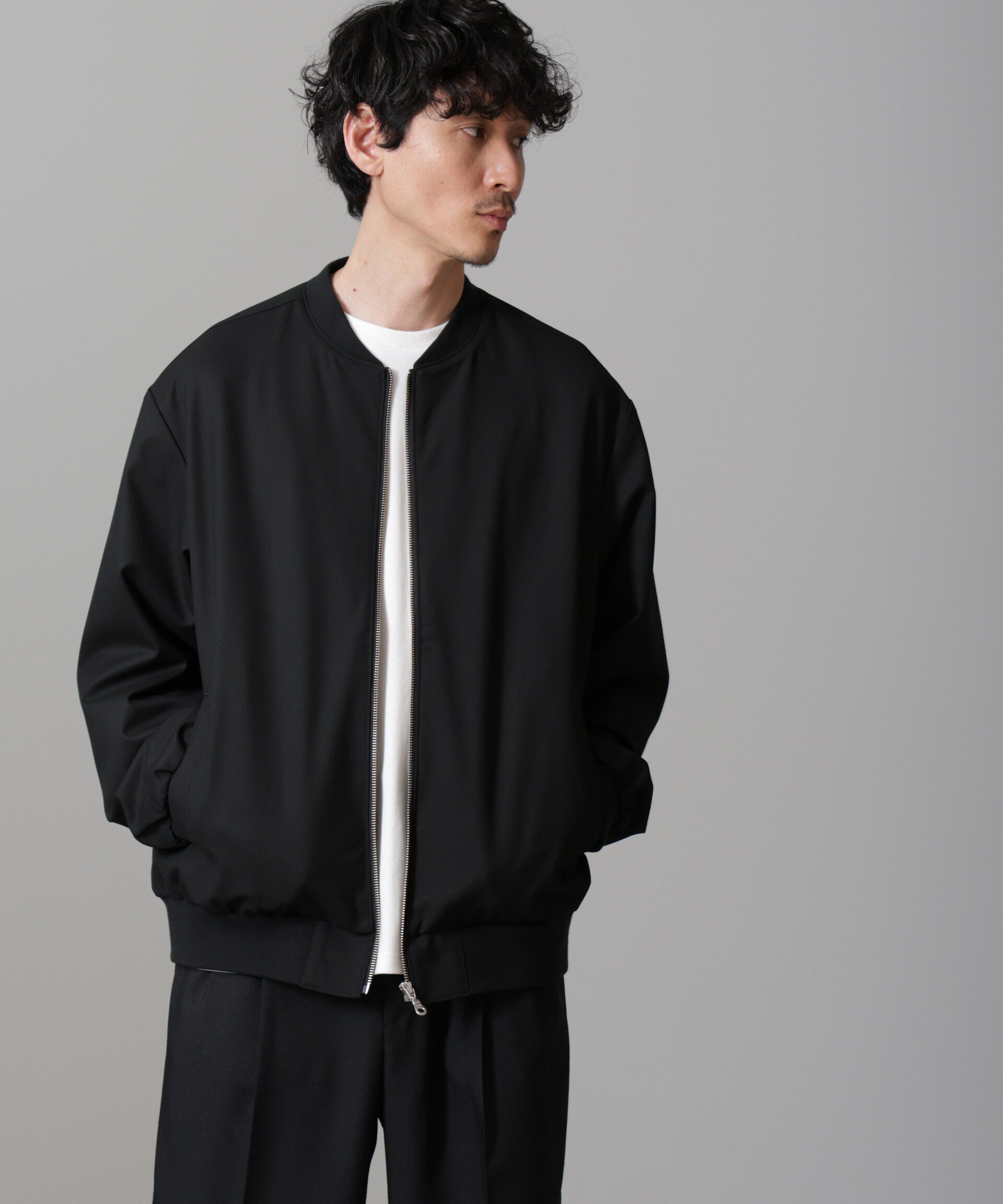 nano･universe「TRインタックMA-1 24AW」|ブルゾン・スタジャン|