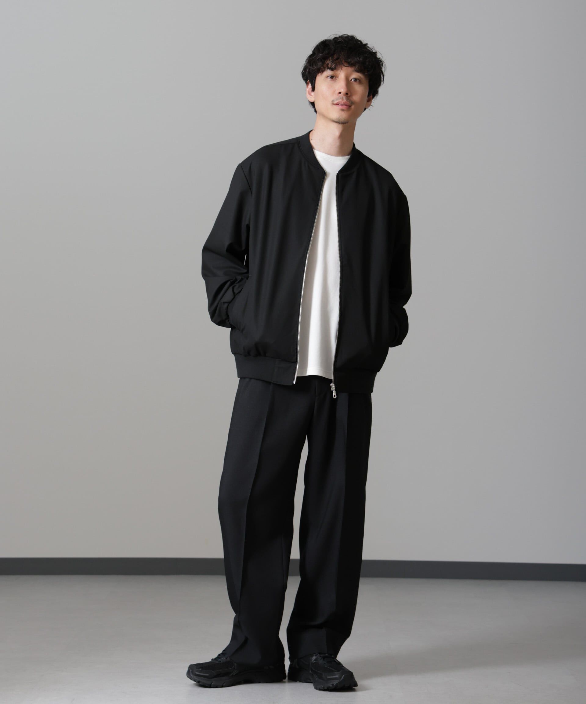 nano･universe「TRインタックMA-1 24AW」|ブルゾン・スタジャン|