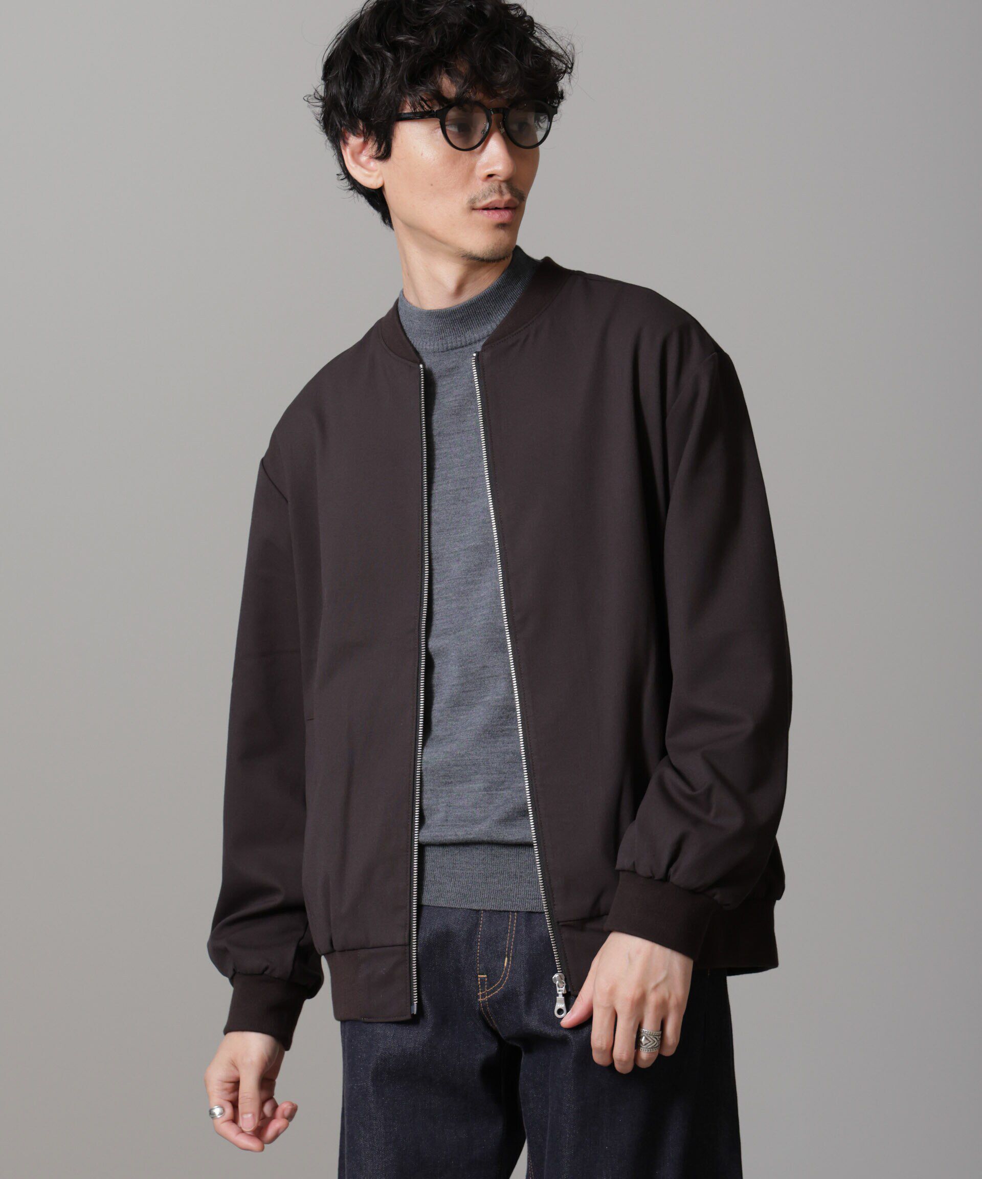 nano･universe「TRインタックMA-1 24AW」|ブルゾン・スタジャン|