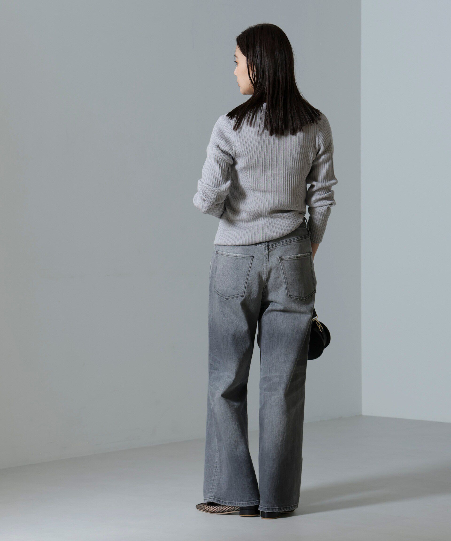 nano･universe「毛玉レスニットVネックリブカーディガン」|ニット・セーター|