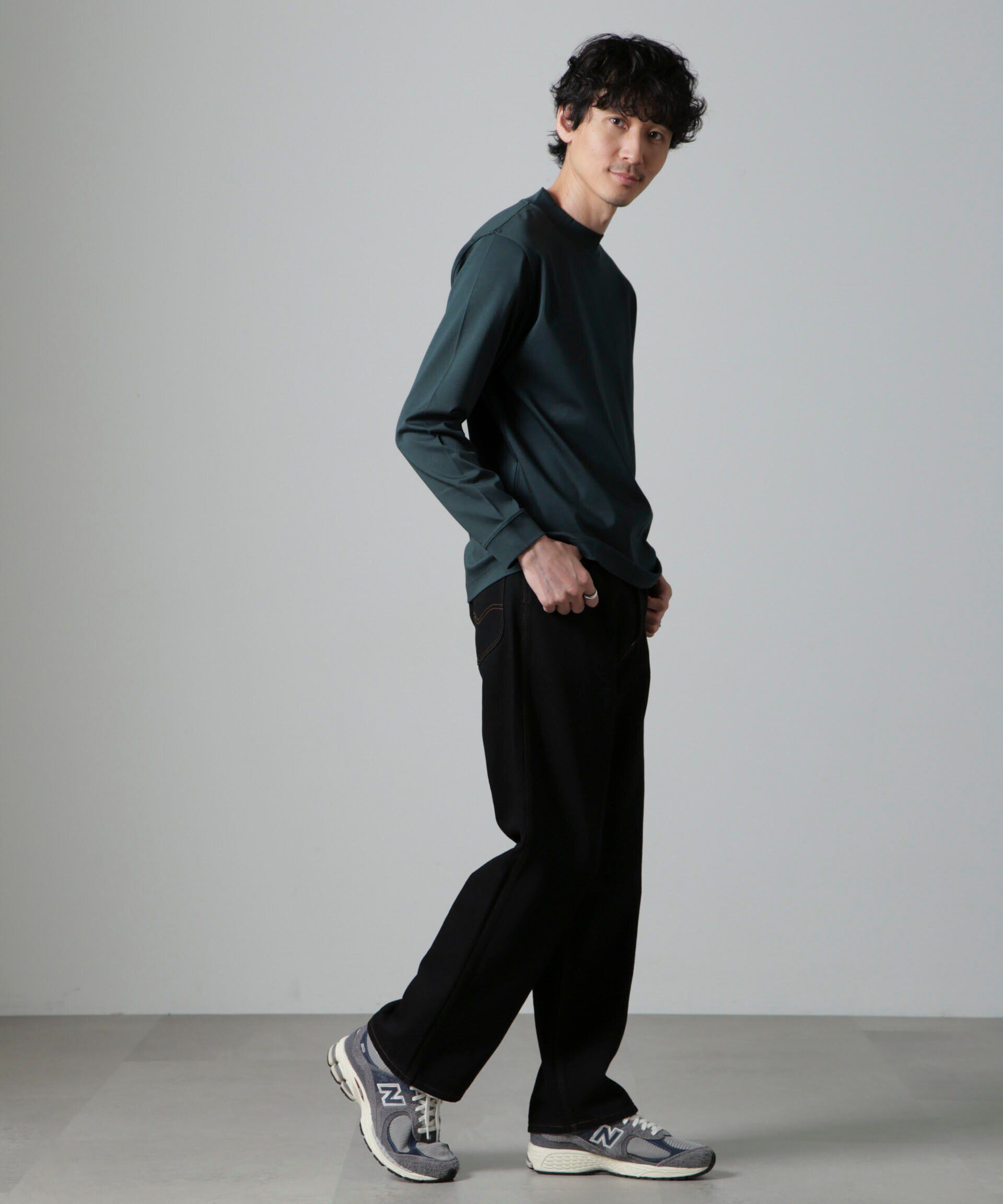 nano･universe「アンチスメルモックネックTシャツ 長袖」|Tシャツ・カットソー|