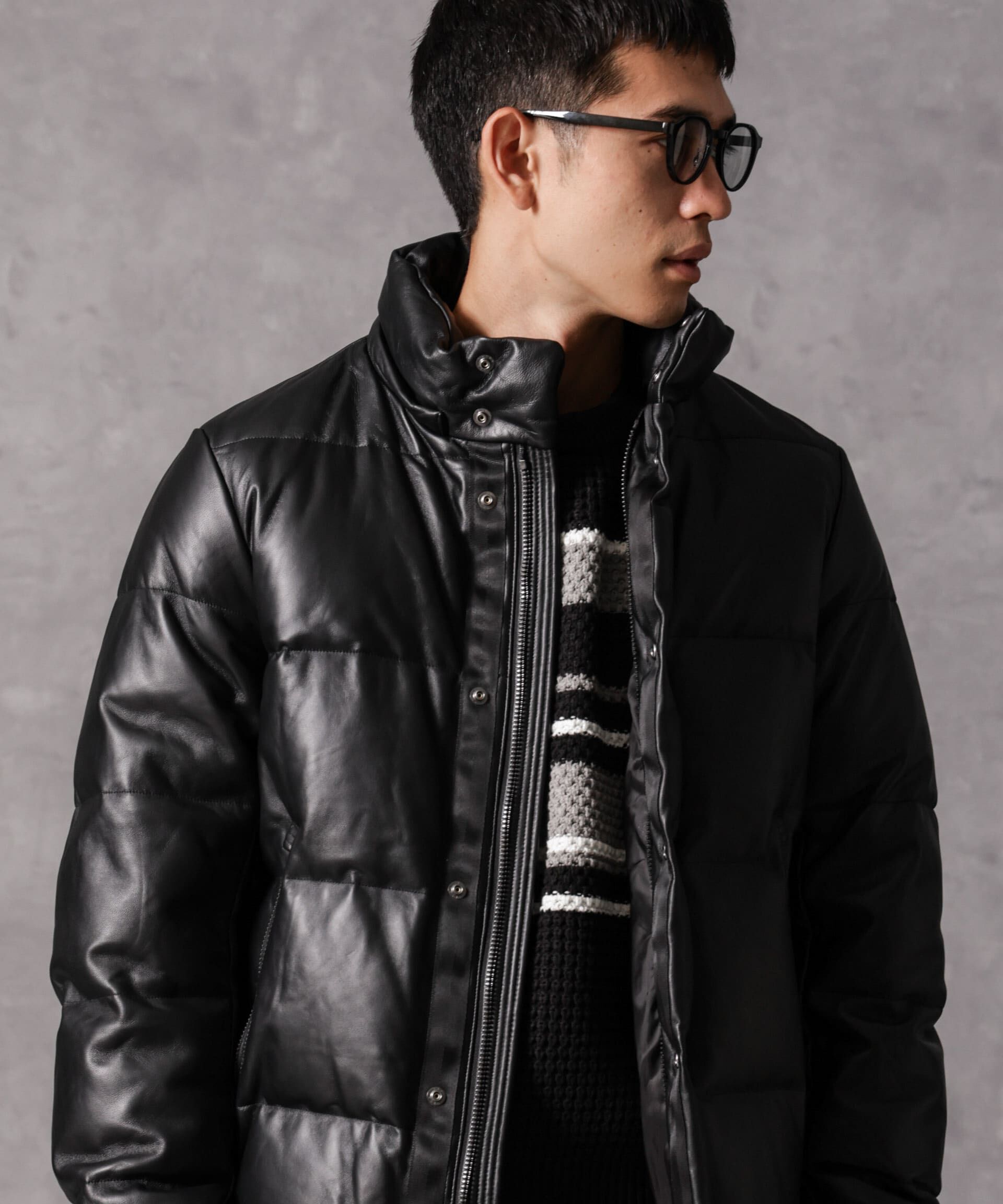 nano･universe「「西川ダウン(R)」ラムレザーG2ダウン」|ダウン|