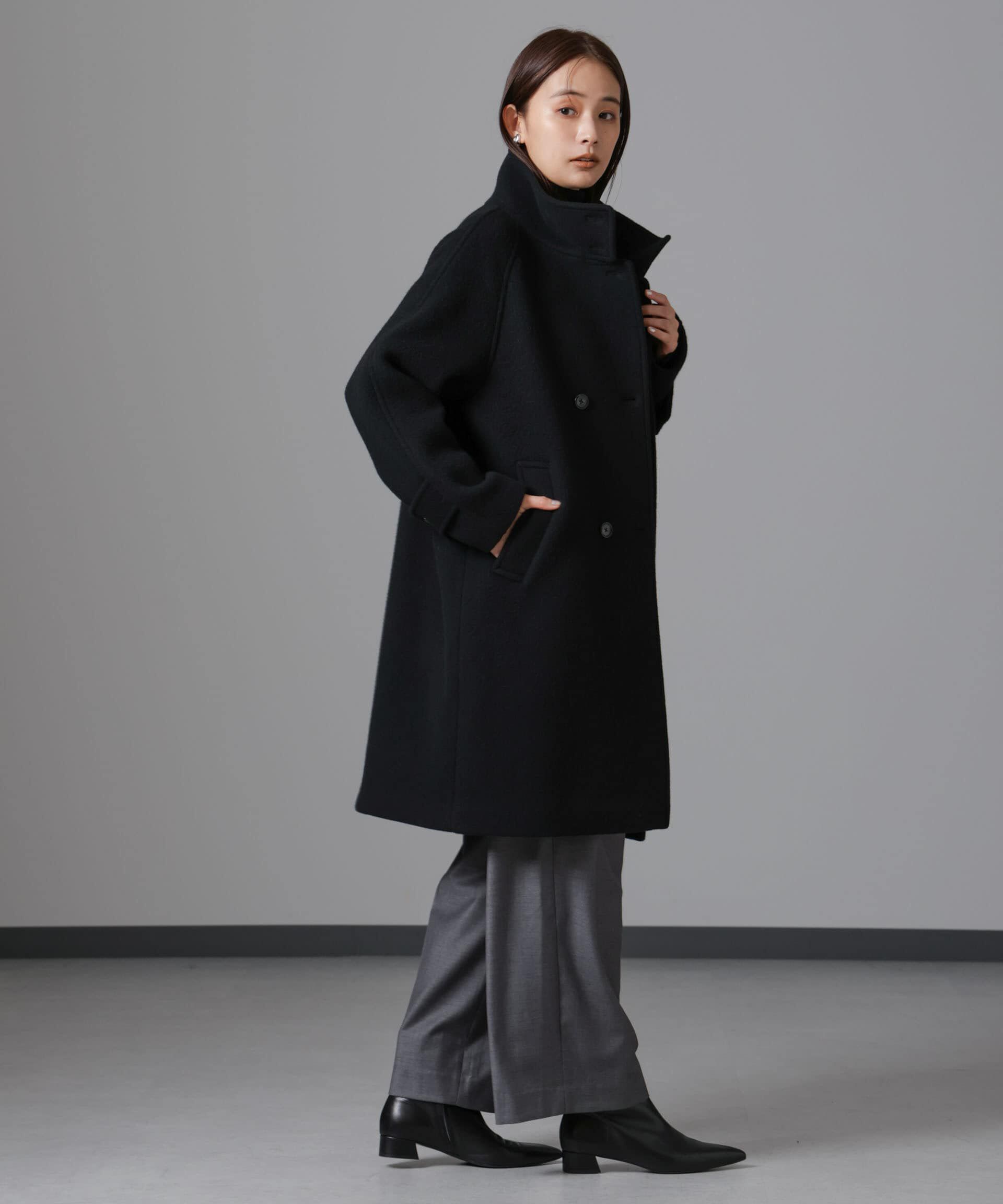 nano･universe「PECOLAMBウールカシミヤスタンドカラーコート」|その他|