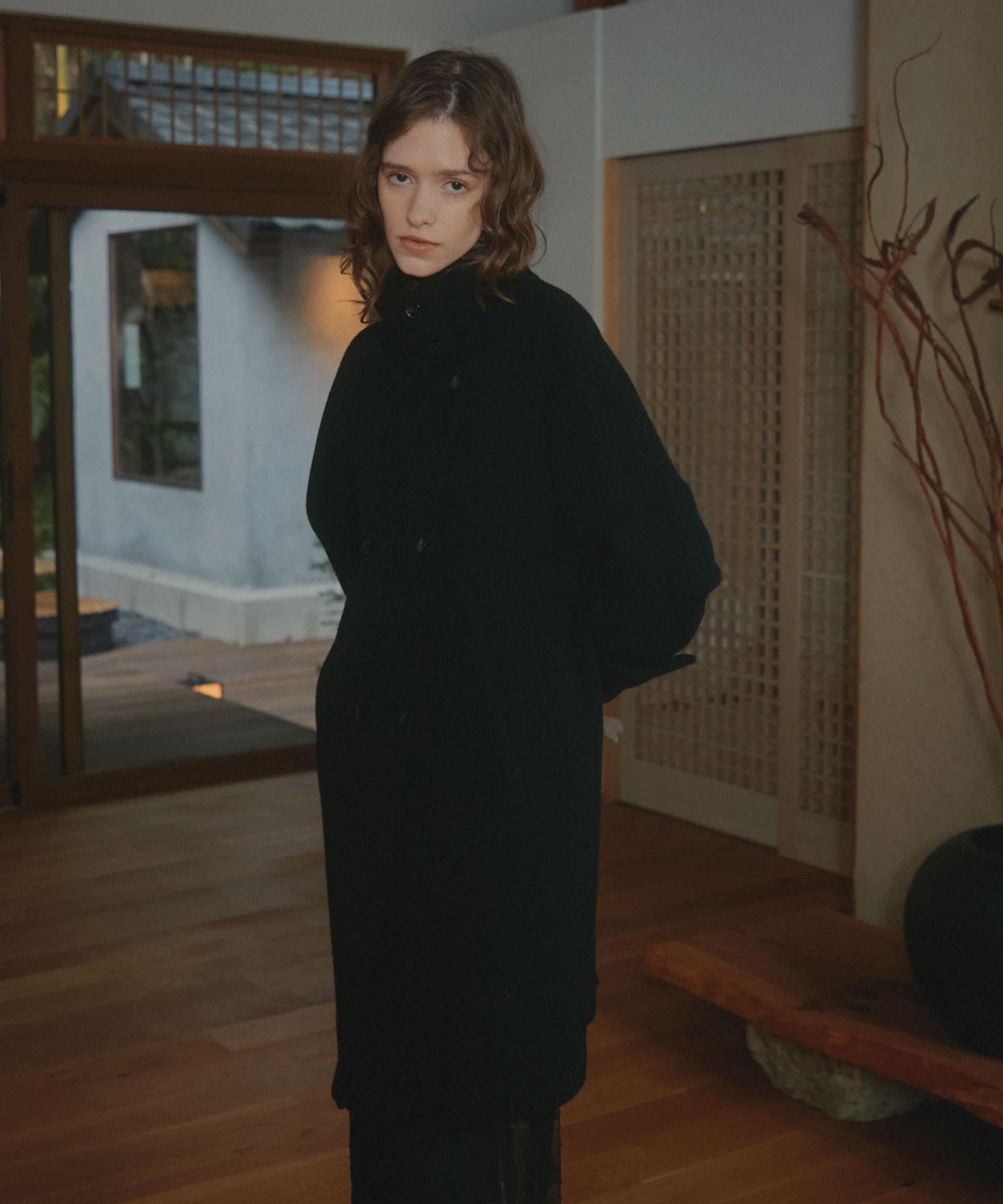 nano･universe「PECOLAMBウールカシミヤスタンドカラーコート」|その他|