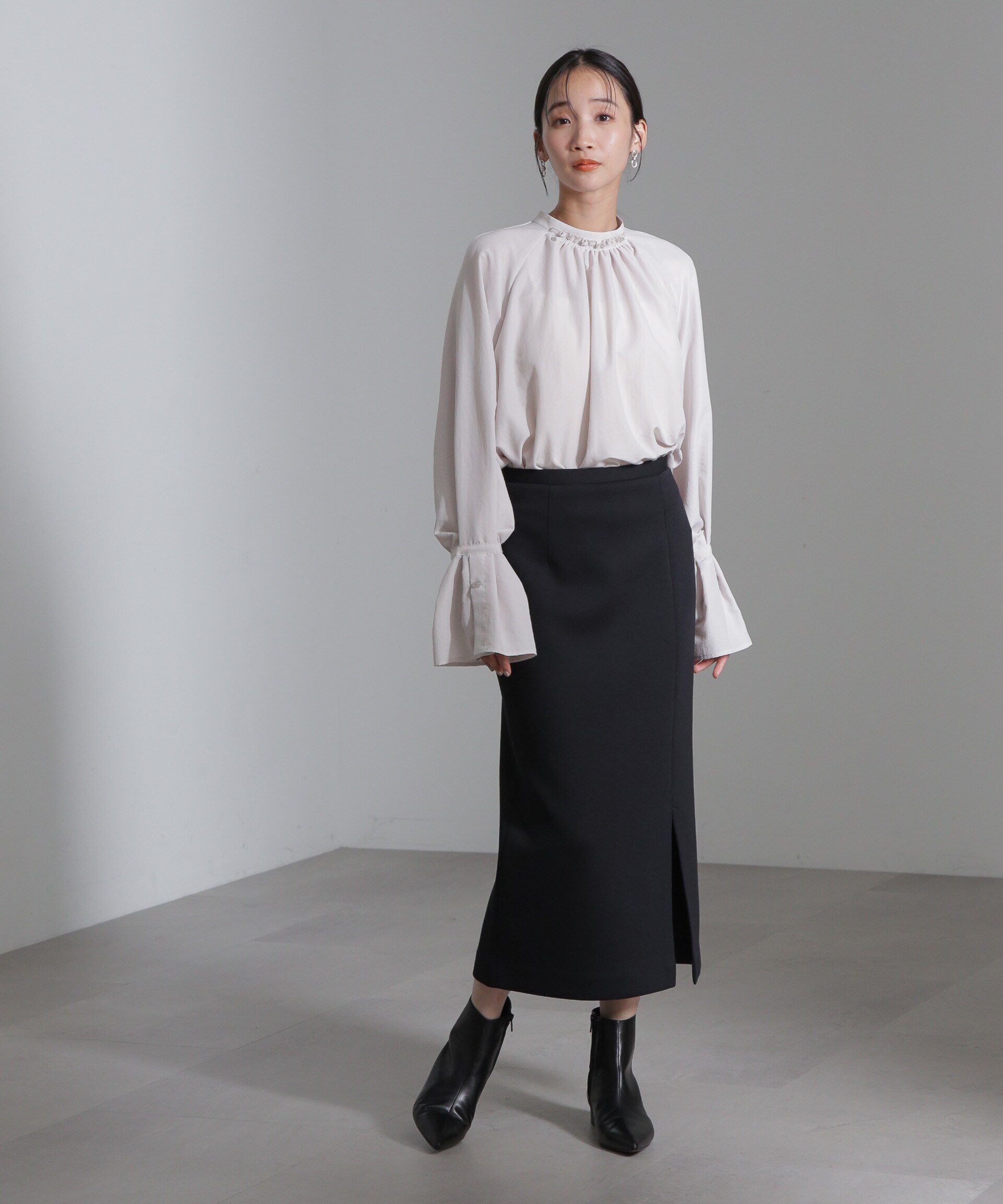 nano･universe「ダンボールIラインスカート(セットアップ可)」|スカート|