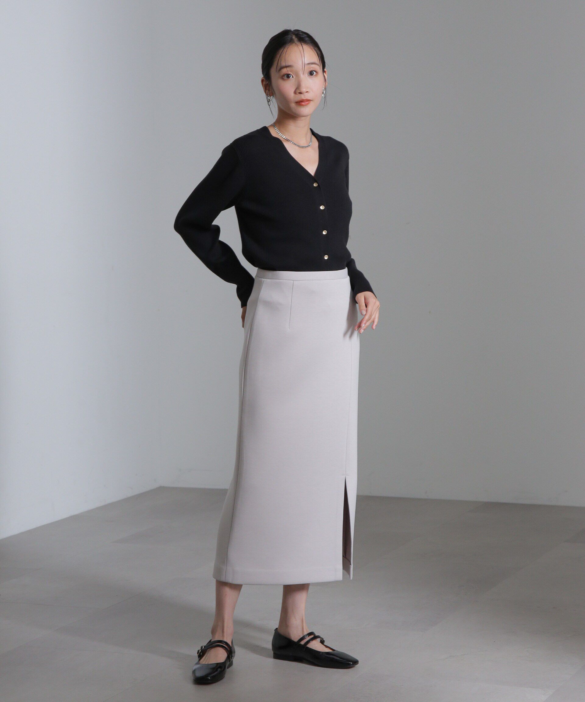 nano･universe「ダンボールIラインスカート(セットアップ可)」|スカート|