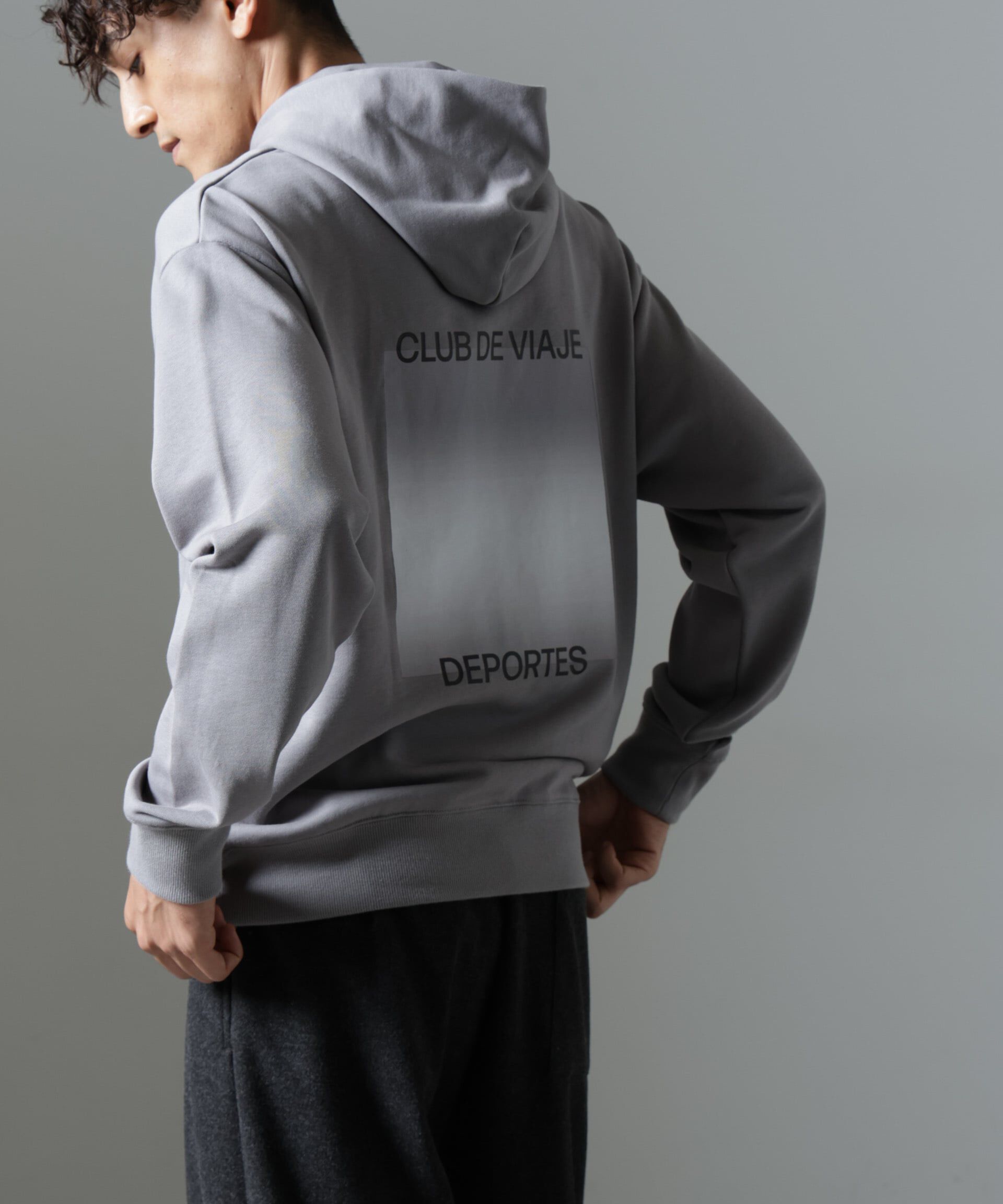 nano･universe「｢NJ/CLUB｣PARKSTOCK プリントスウェットパーカー」|Tシャツ・カットソー|