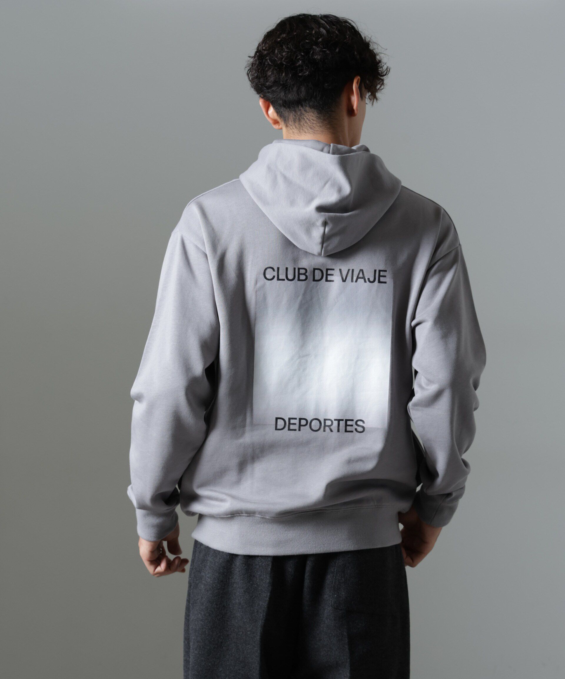 nano･universe「｢NJ/CLUB｣PARKSTOCK プリントスウェットパーカー」|Tシャツ・カットソー|