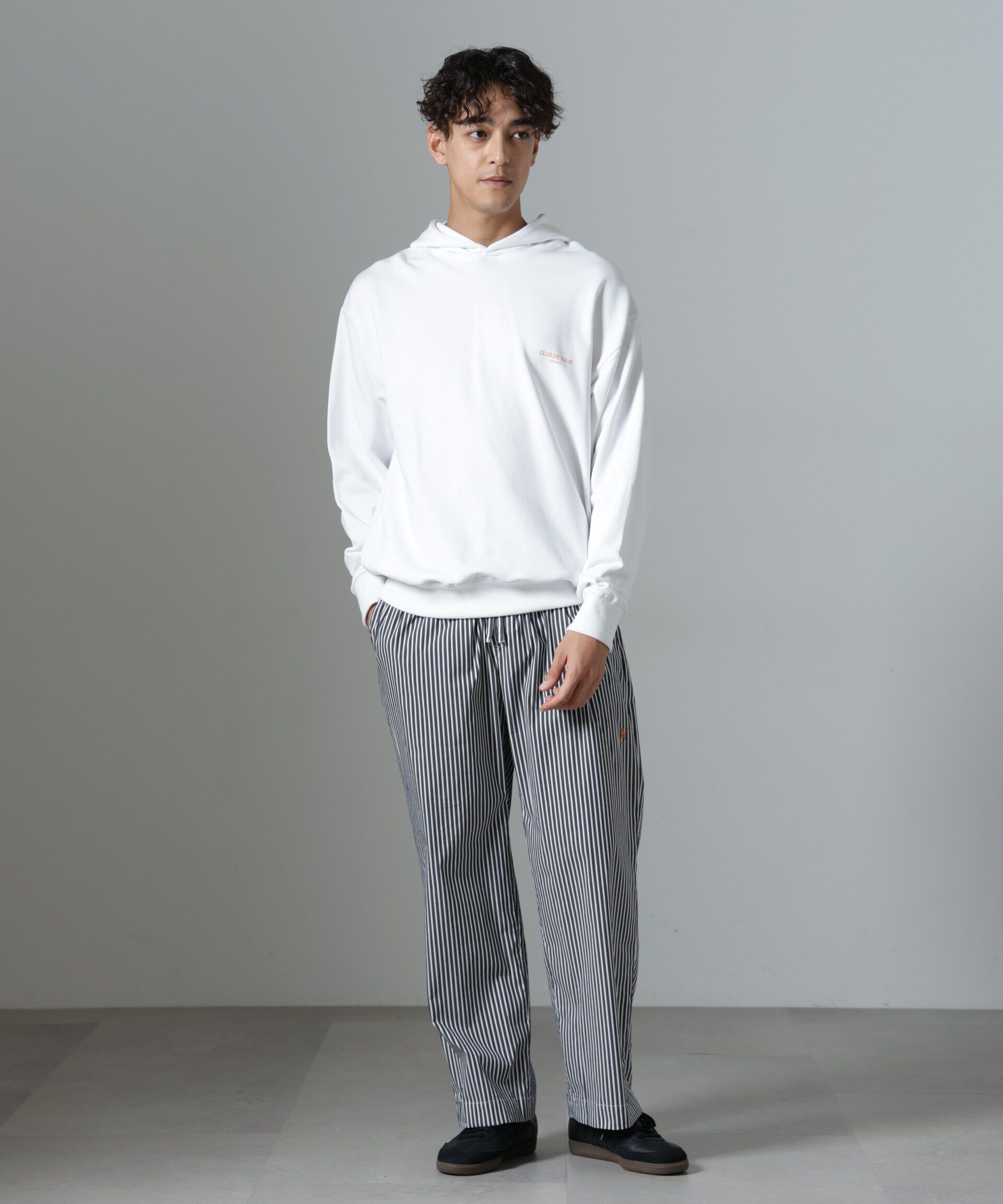 nano･universe「｢NJ/CLUB｣PARKSTOCK プリントスウェットパーカー」|Tシャツ・カットソー|