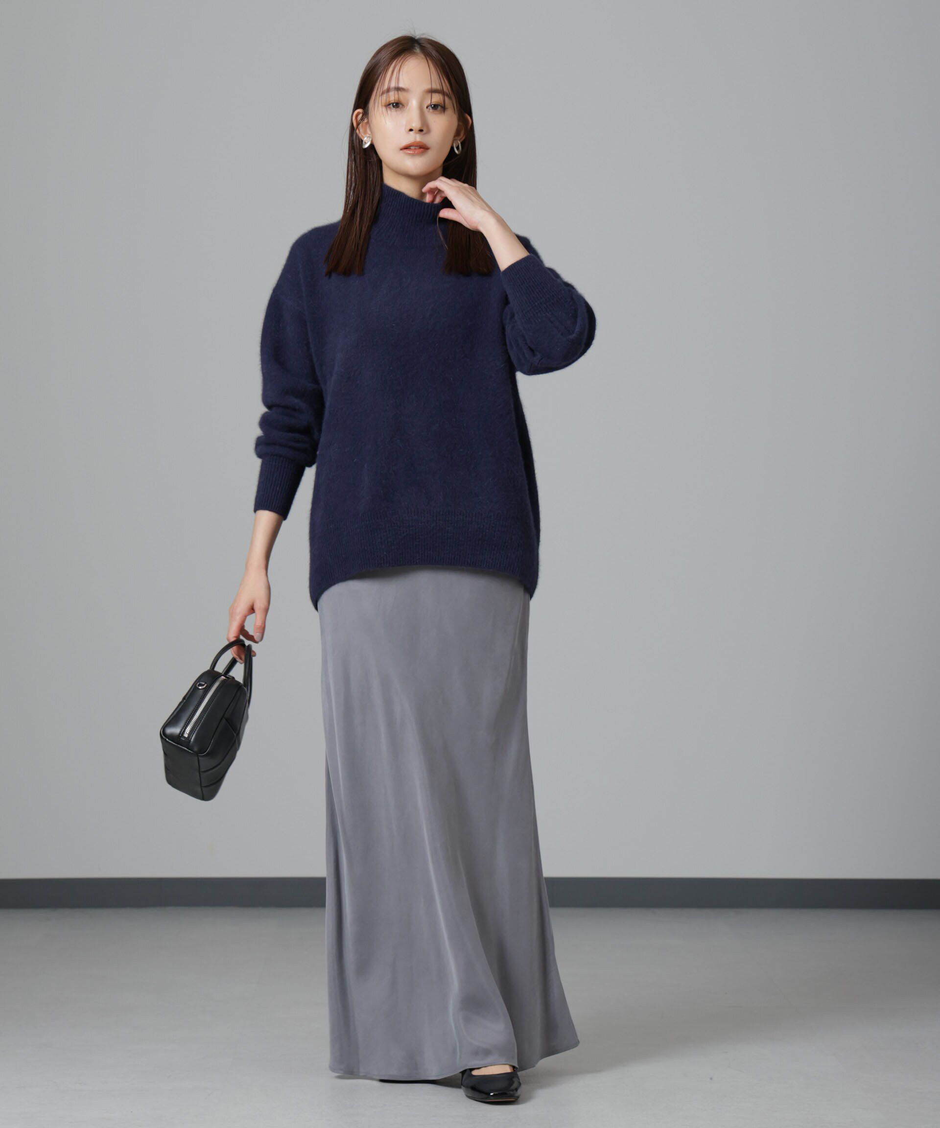 nano･universe「ウォッシャブルフォックスタートルネックプルオーバー」|ニット・セーター|