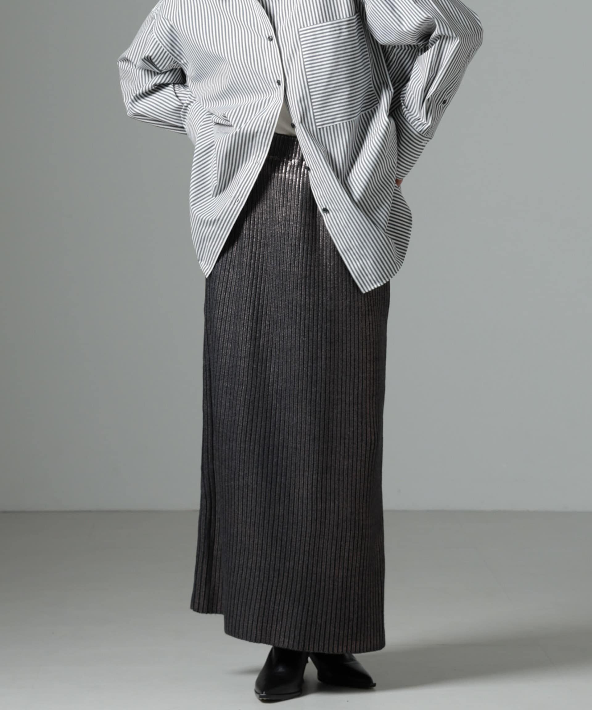 nano･universe「LOGAN/Foil スカート」|スカート|