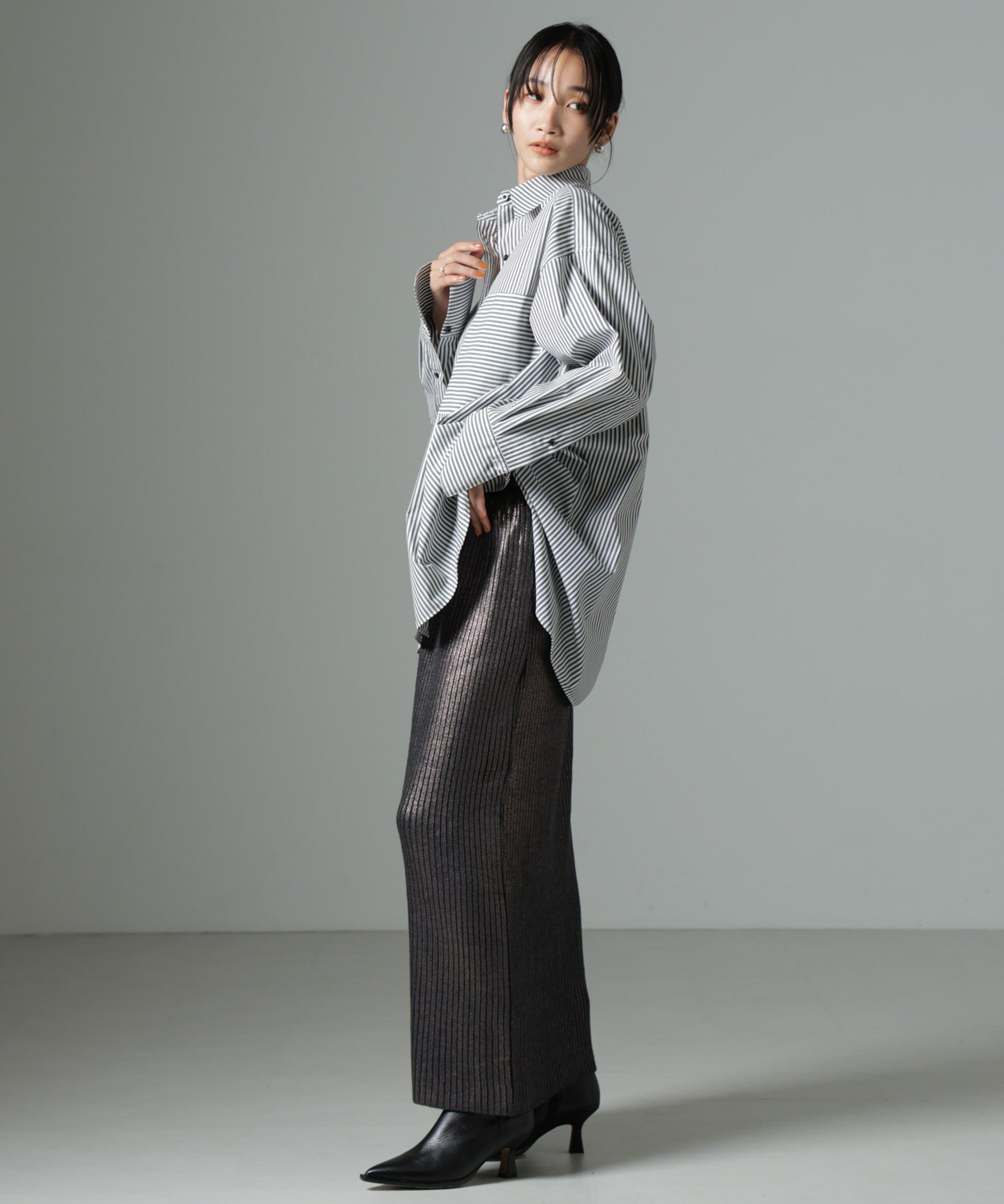 nano･universe「LOGAN/Foil スカート」|スカート|