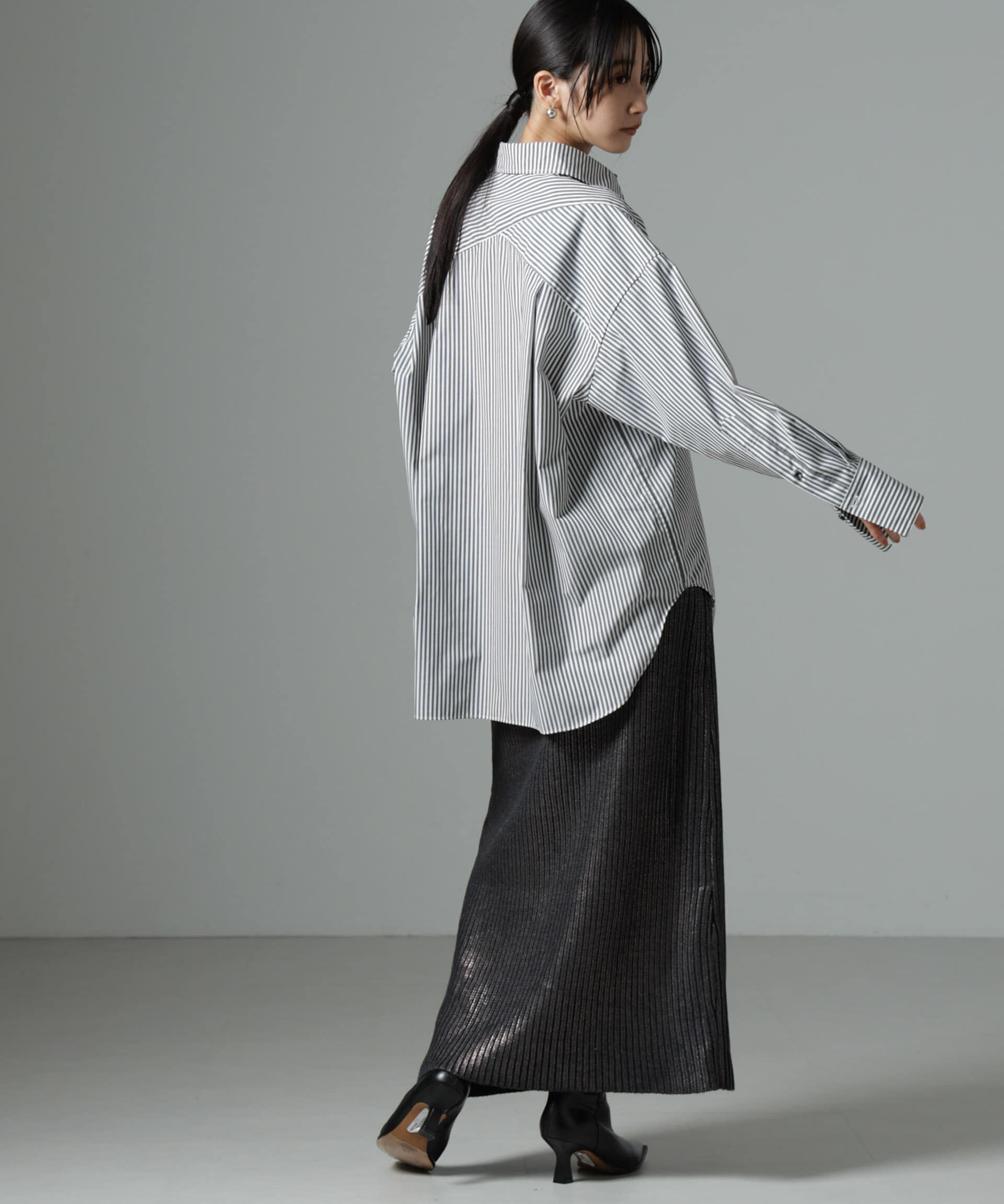 nano･universe「LOGAN/Foil スカート」|スカート|