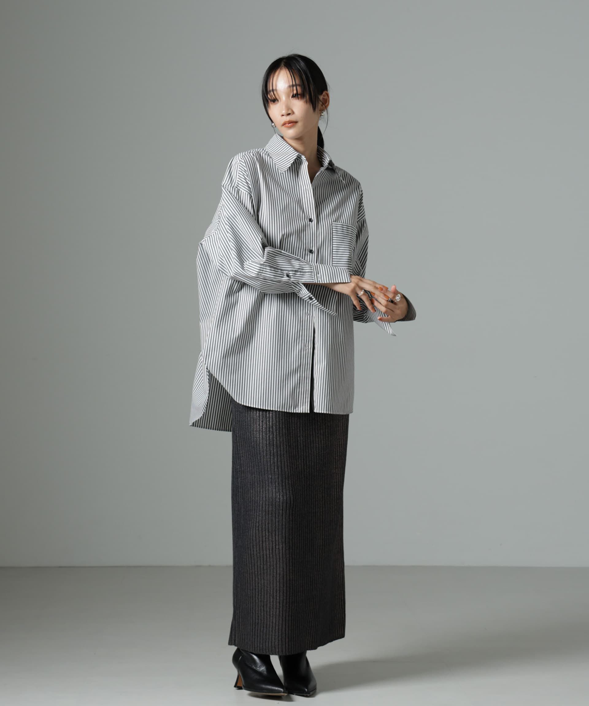 nano･universe「LOGAN/Foil スカート」|スカート|